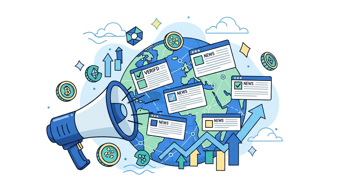 Illustration for: How to Choose the Right Crypto Press Release Distribution Service in 2026: A Practical Guide