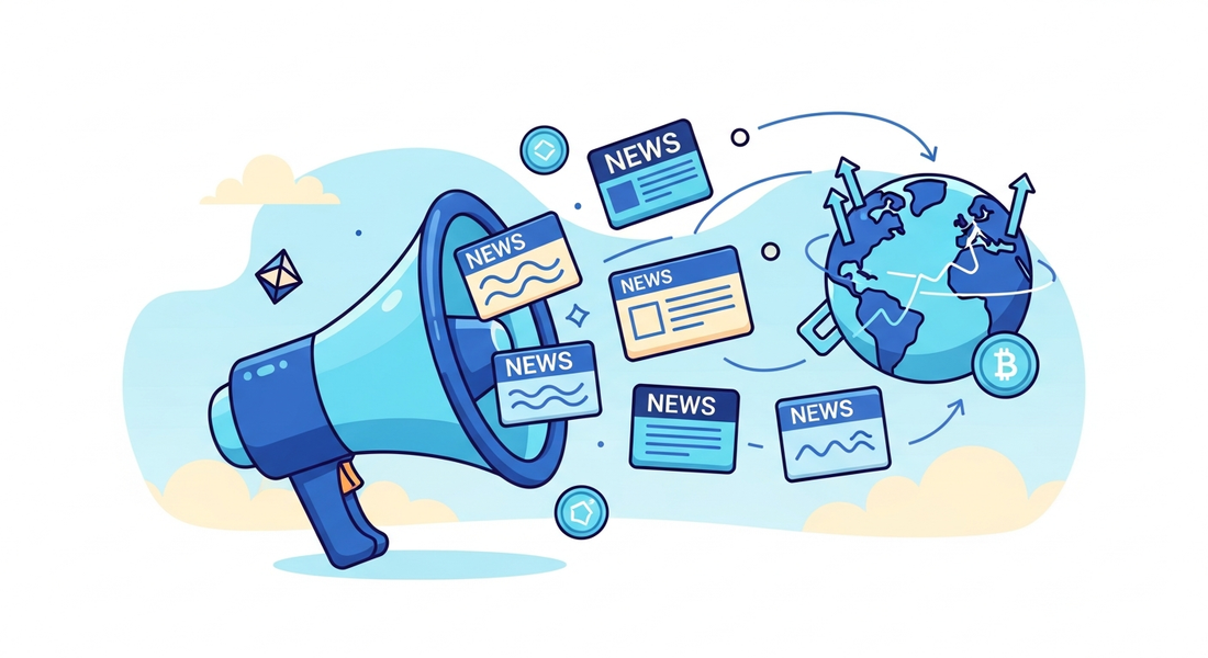 Illustration for: How to Write a Crypto PR Announcement That Drives Real Token Listings in 2026