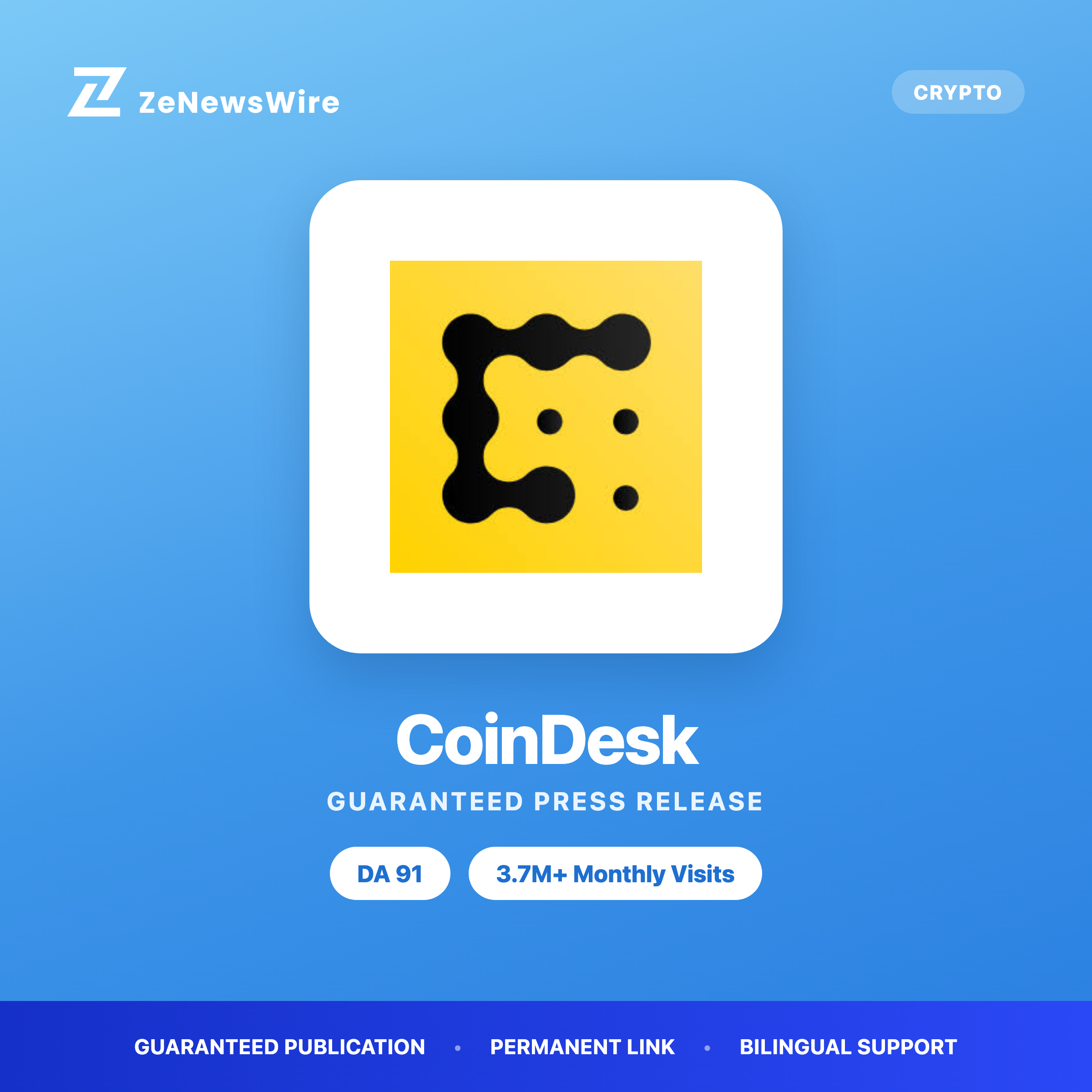 CoinDesk press release