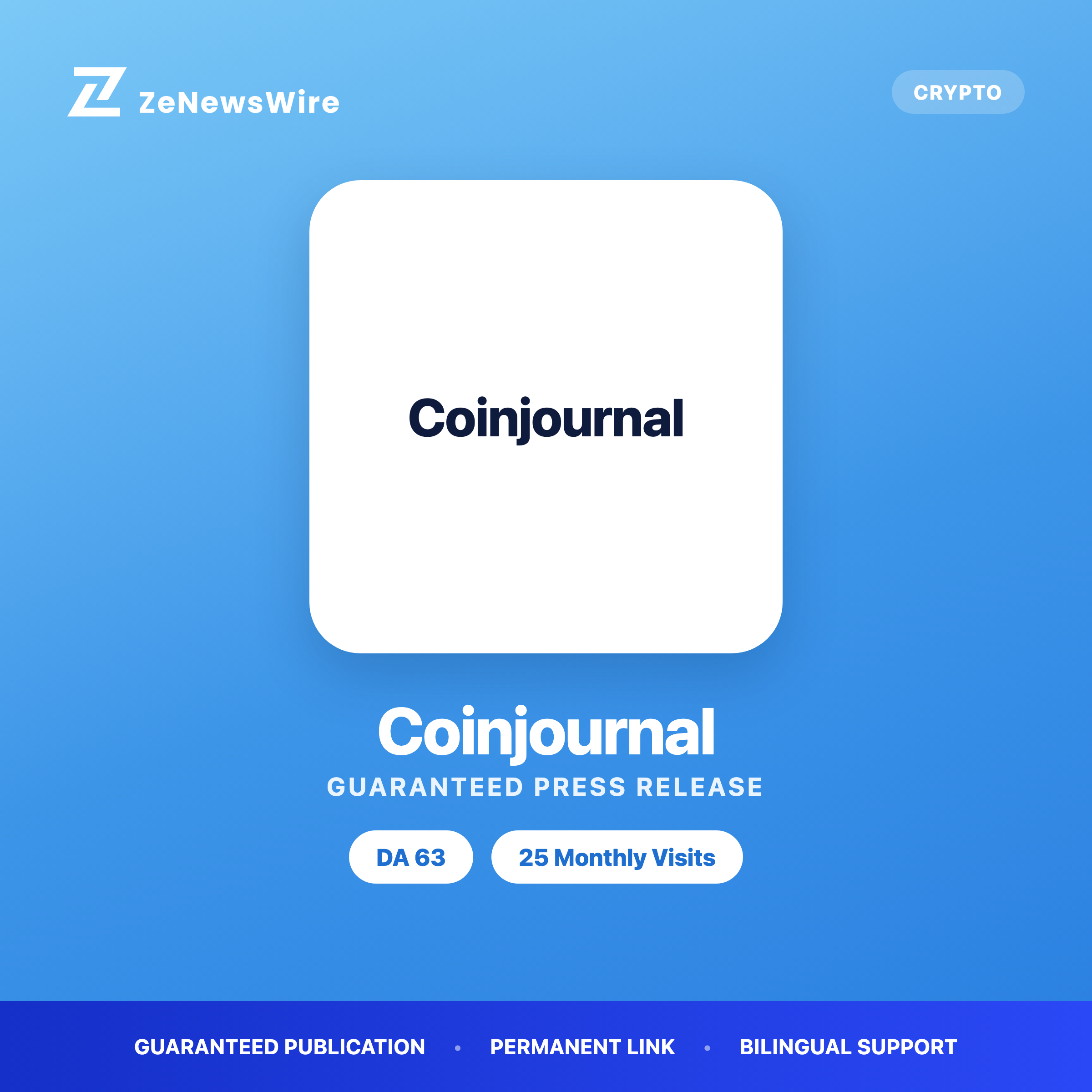 Coinjournal press release