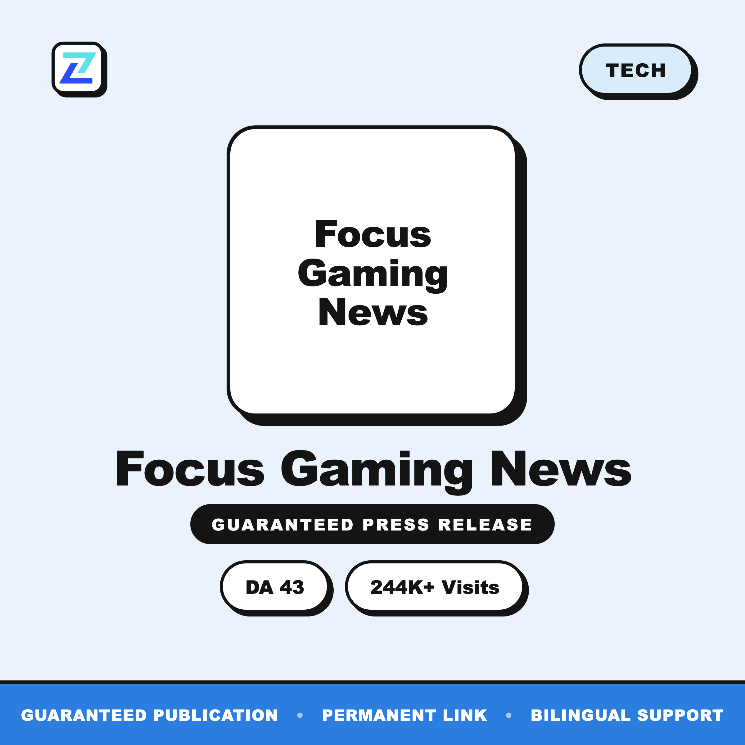 Focus Gaming News press release