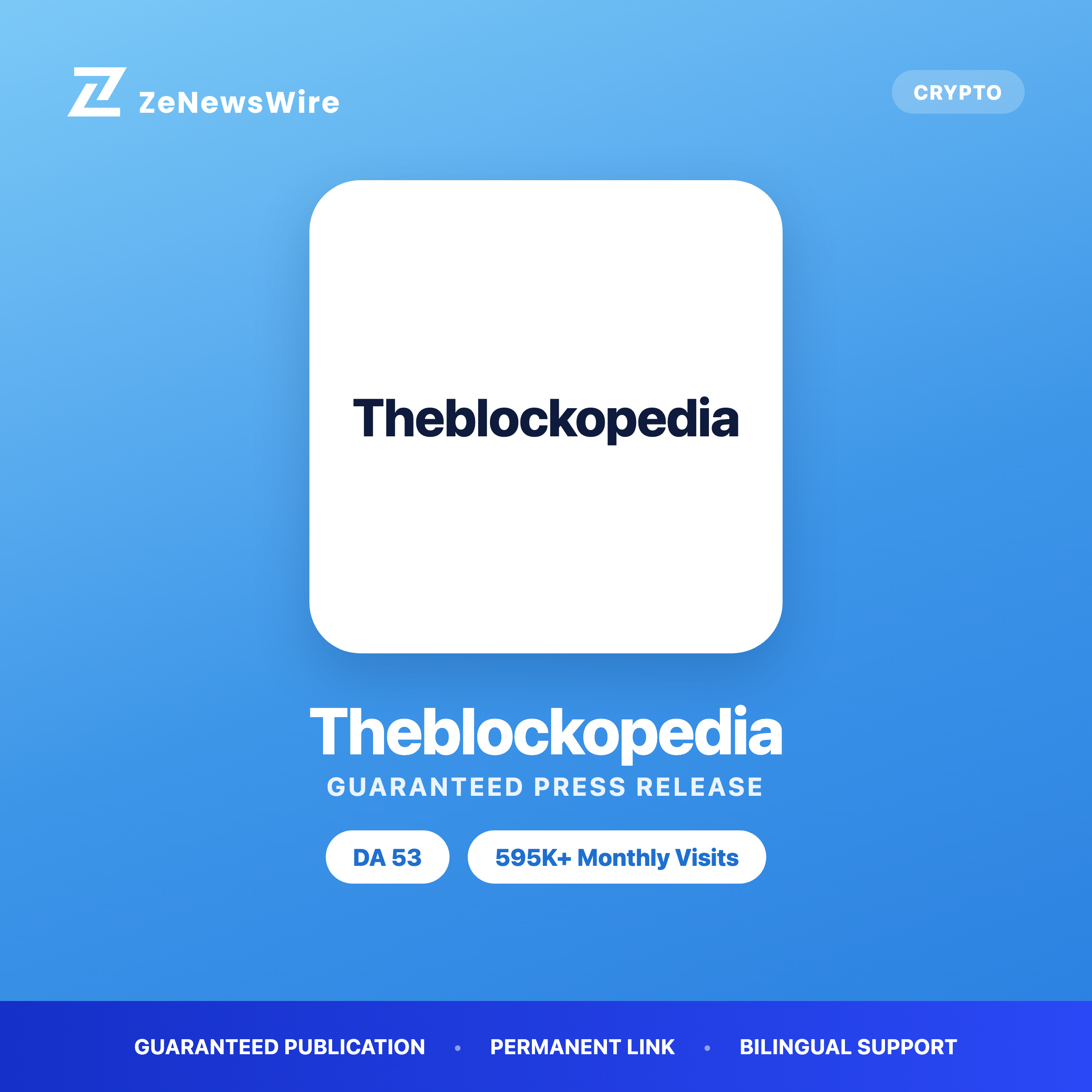 Theblockopedia press release