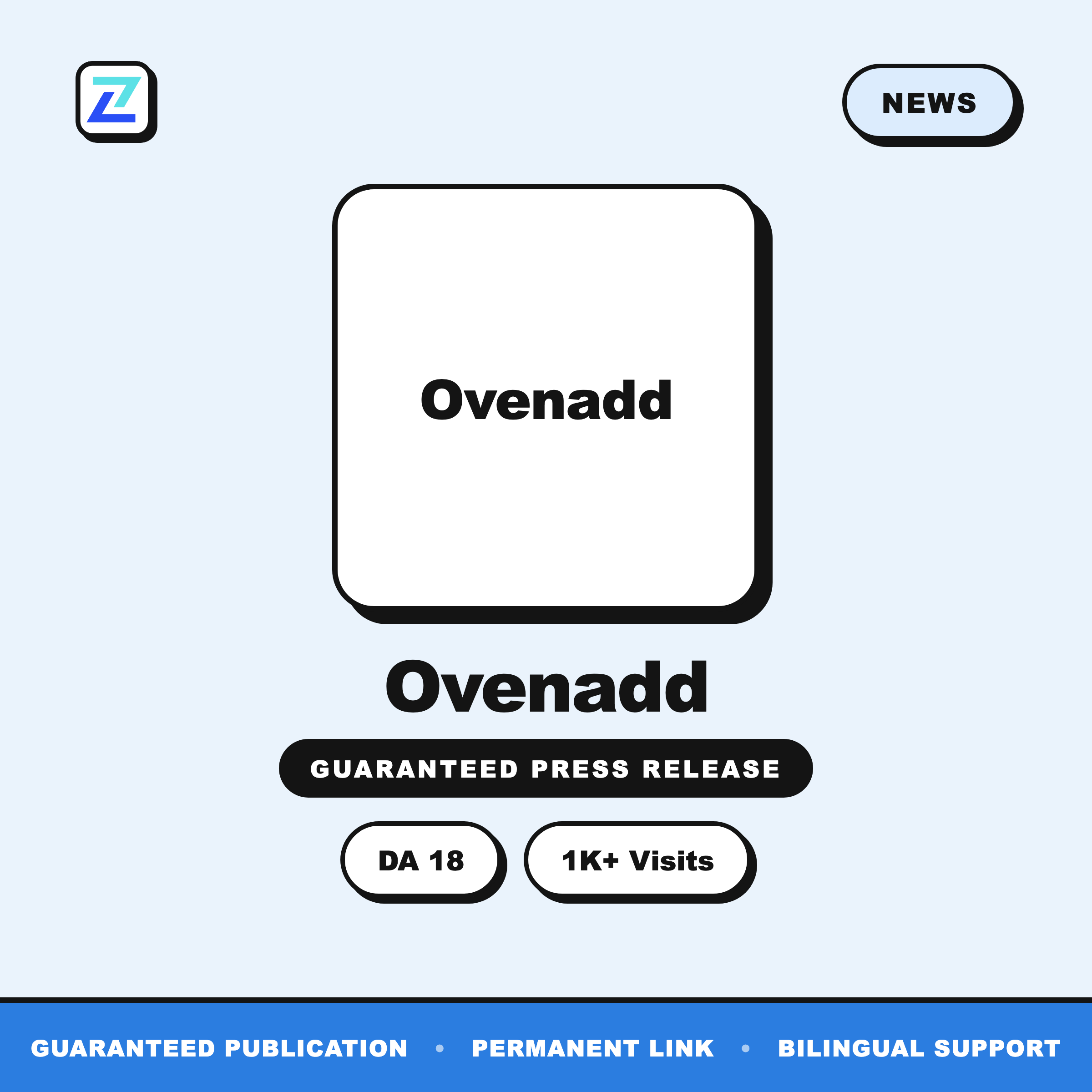 Ovenadd press release