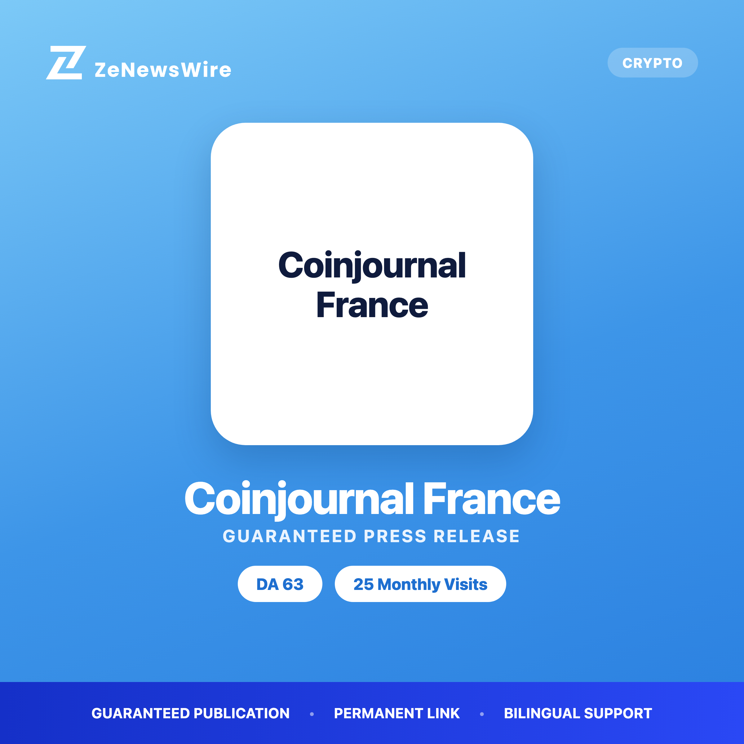 Coinjournal France press release