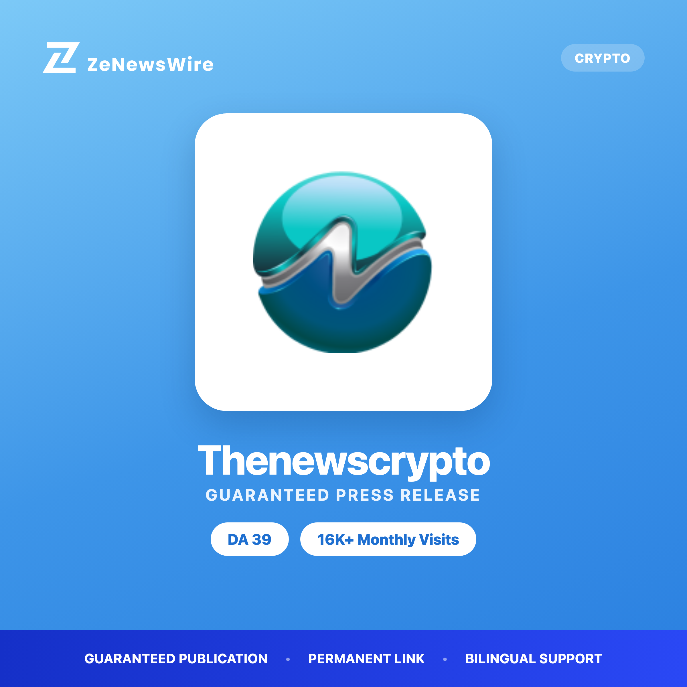 Thenewscrypto press release