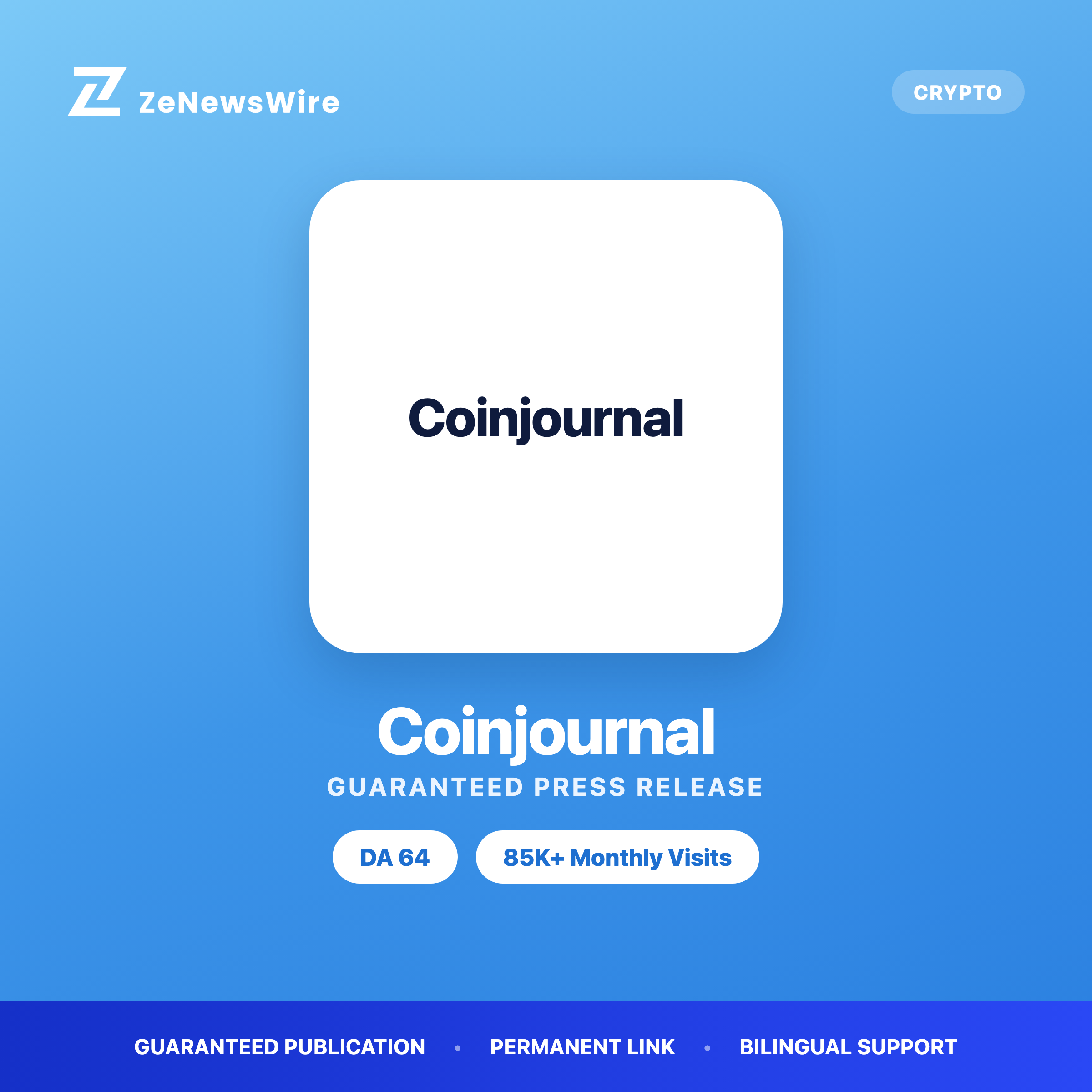 Coinjournal press release