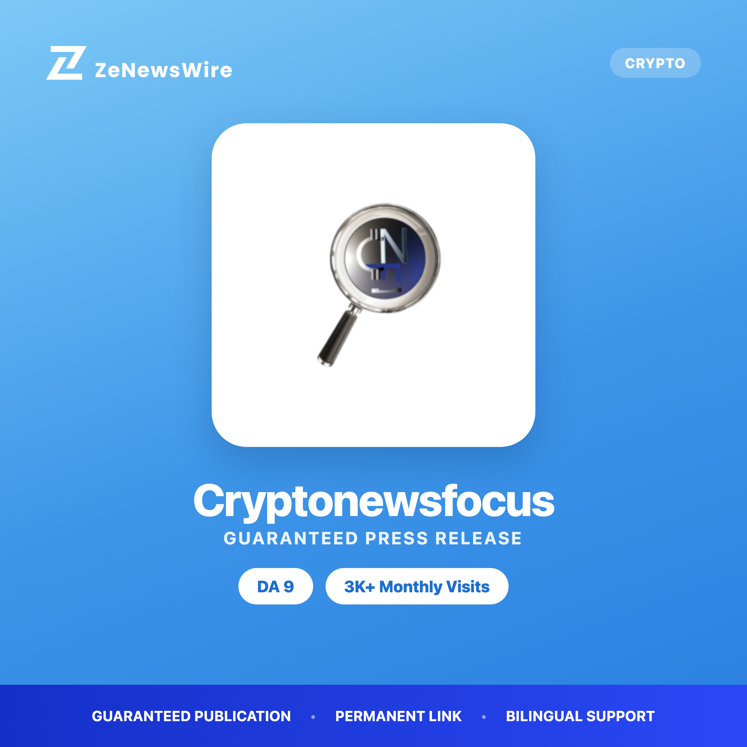 Cryptonewsfocus press release