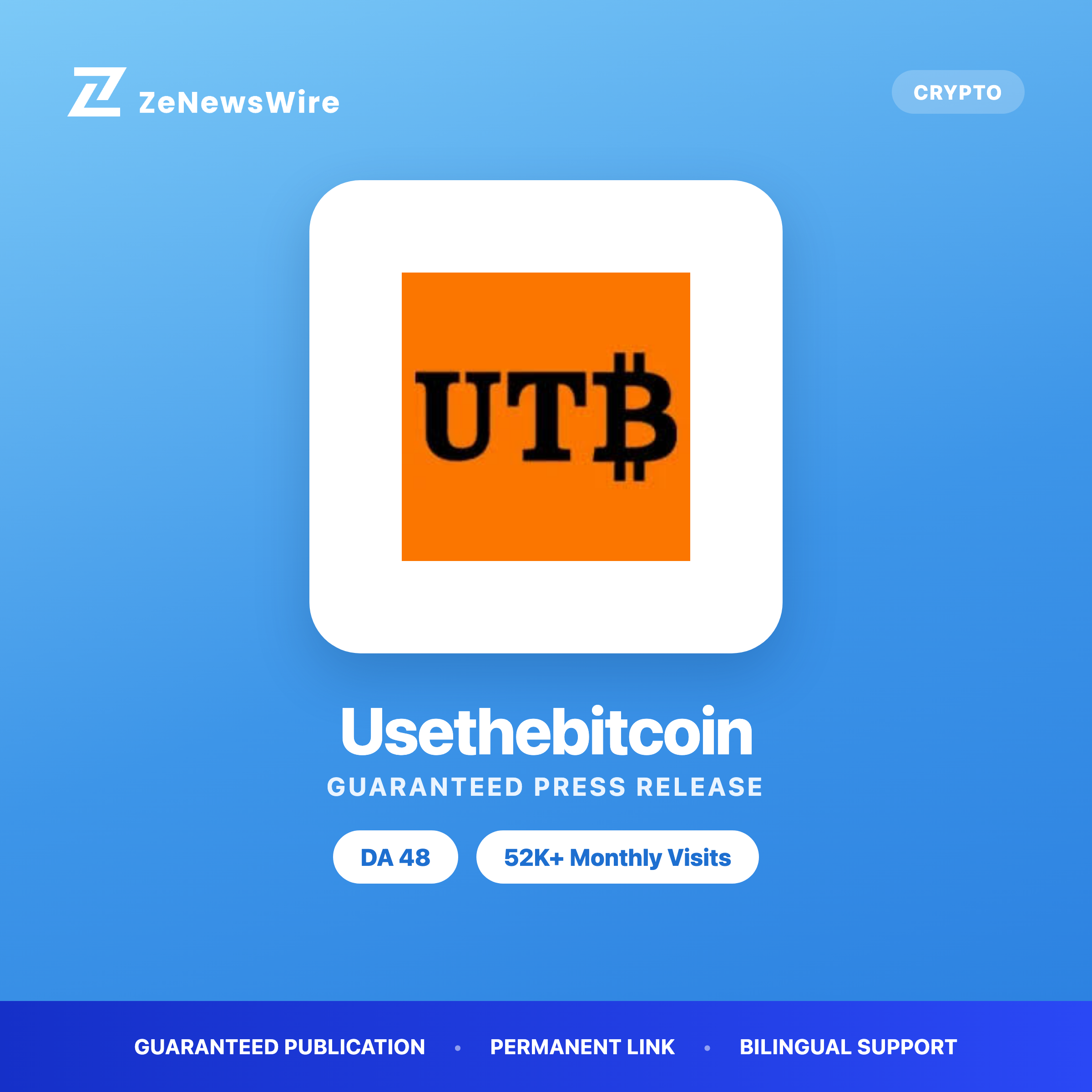 Usethebitcoin press release