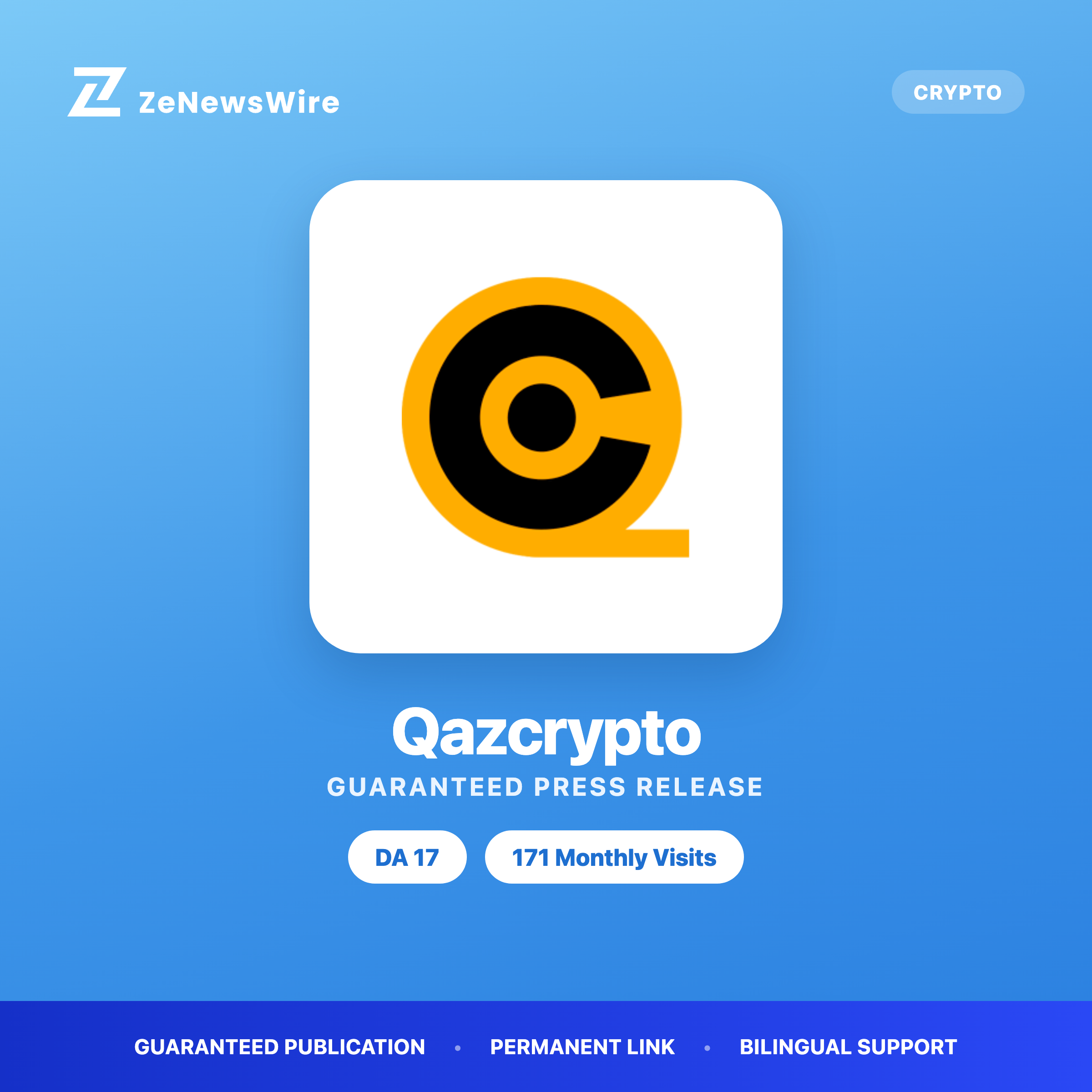 Qazcrypto press release
