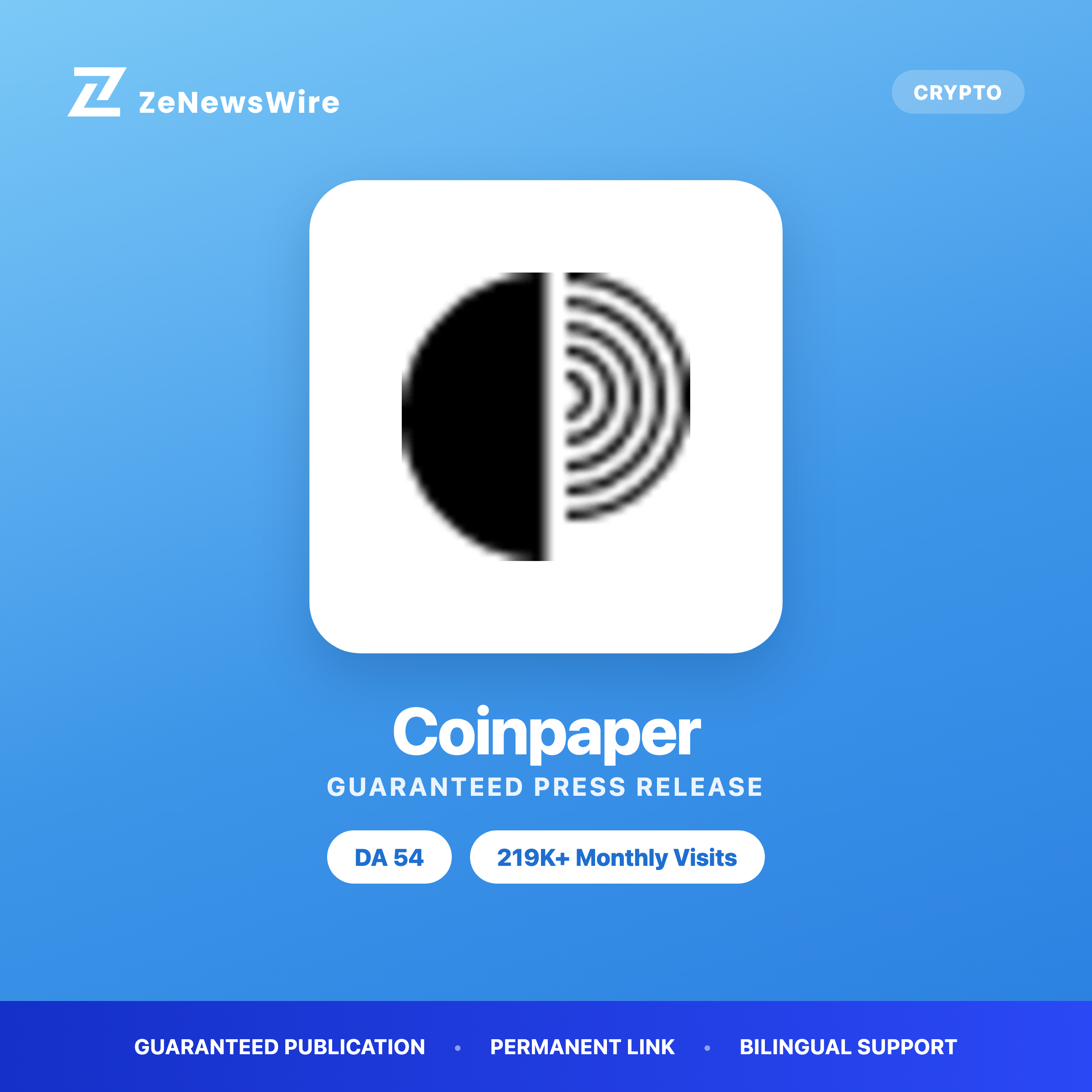 Coinpaper press release