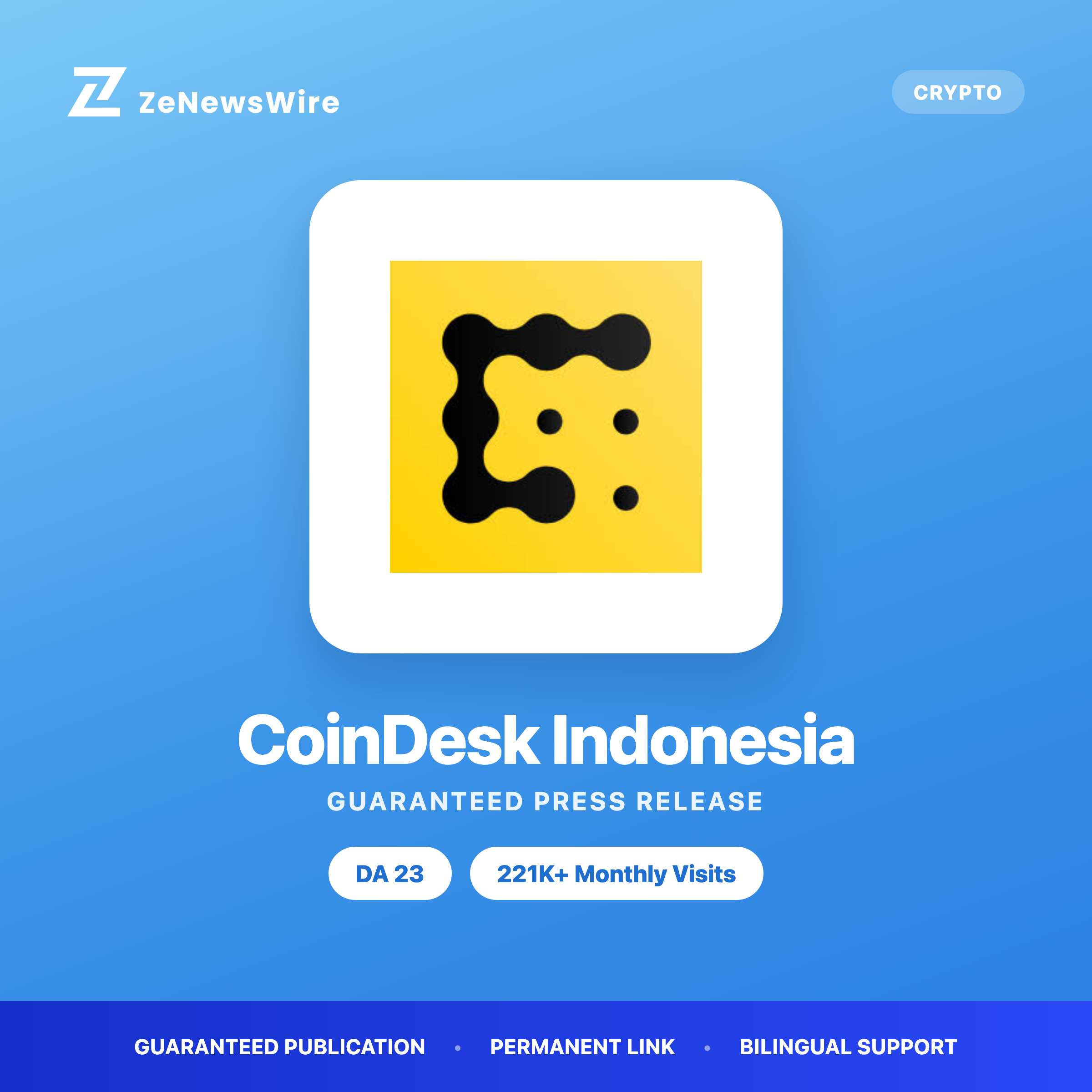 CoinDesk Indonesia press release