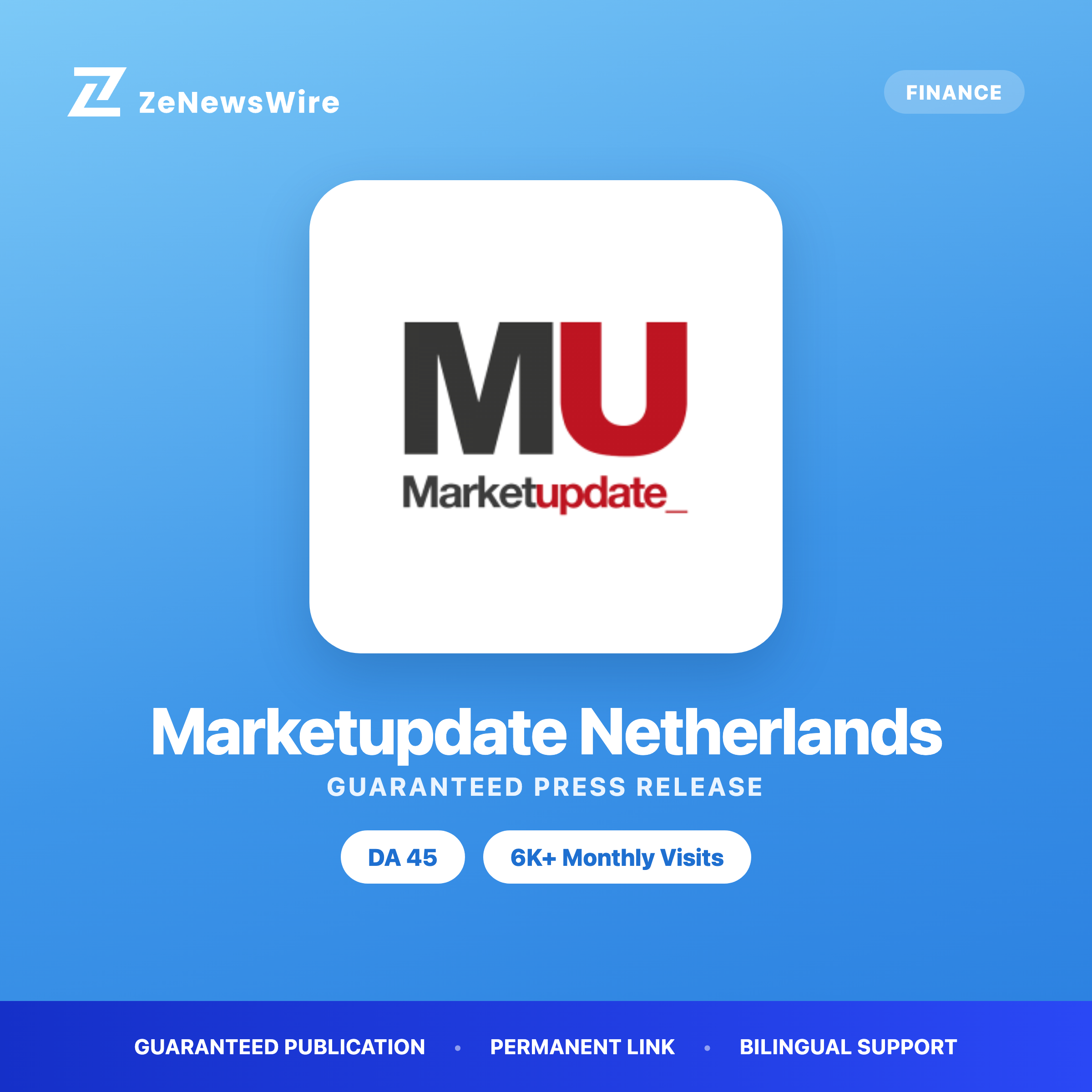Marketupdate Netherlands press release