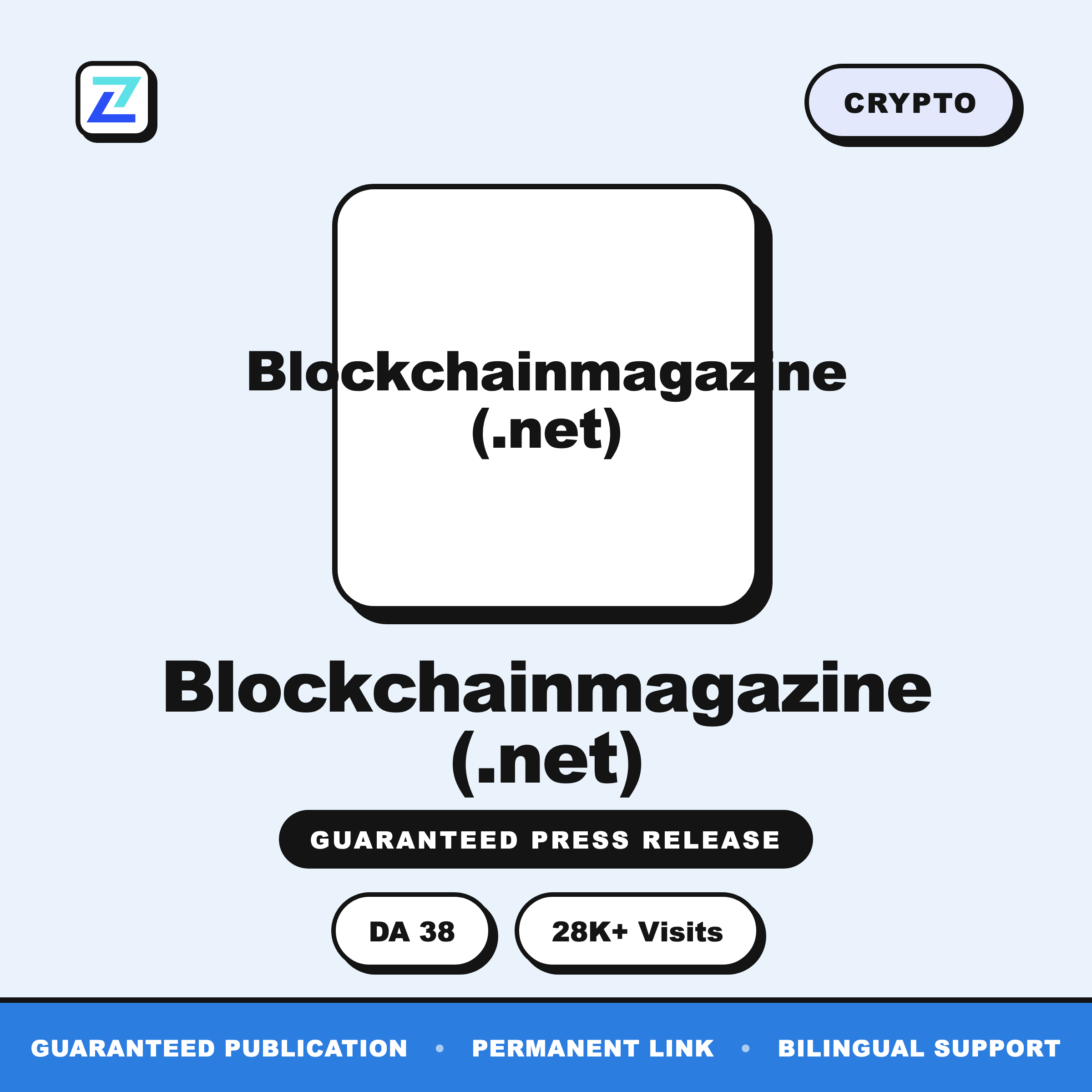 Blockchainmagazine (.net) press release