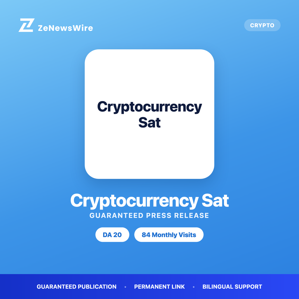Cryptocurrency Sat press release