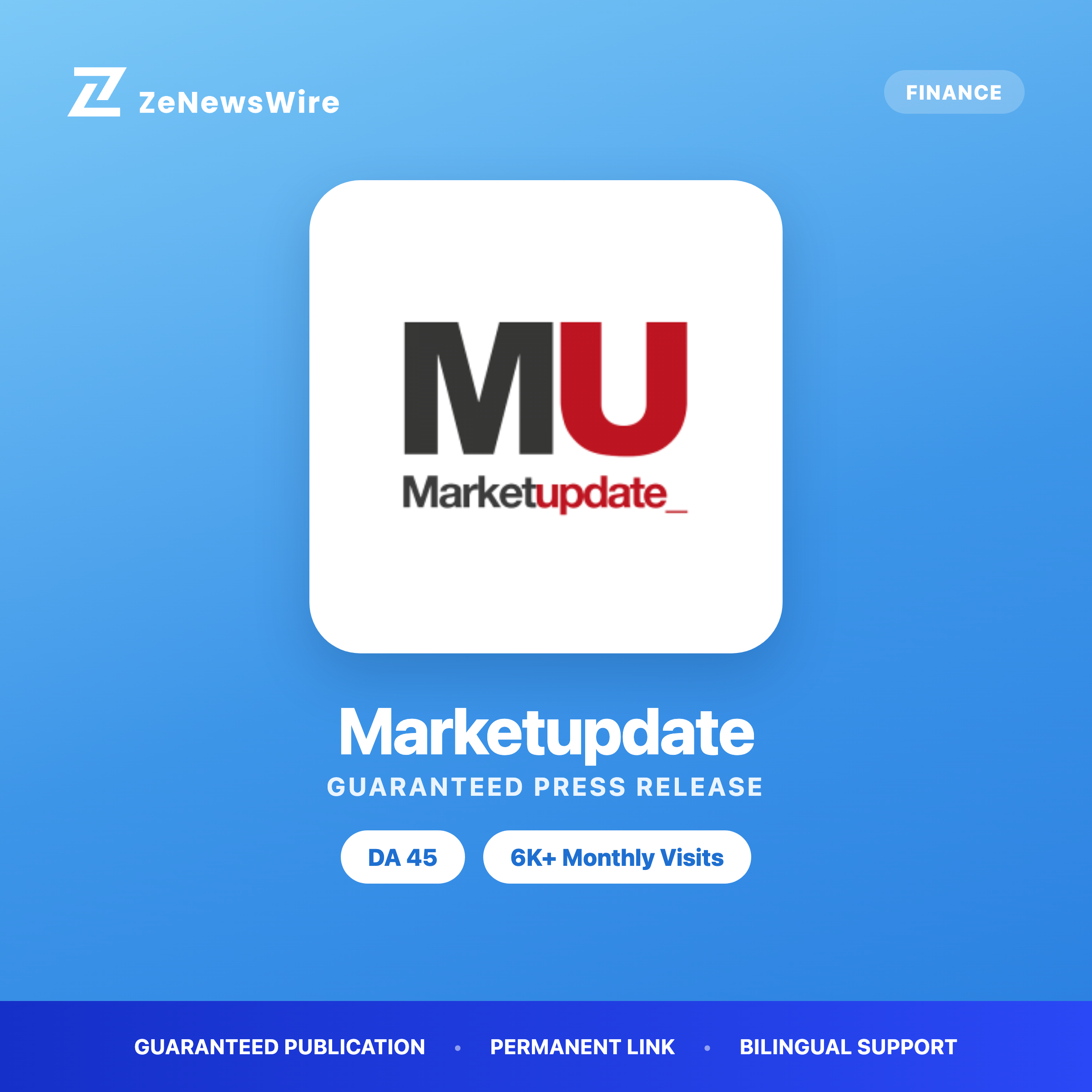 Marketupdate press release