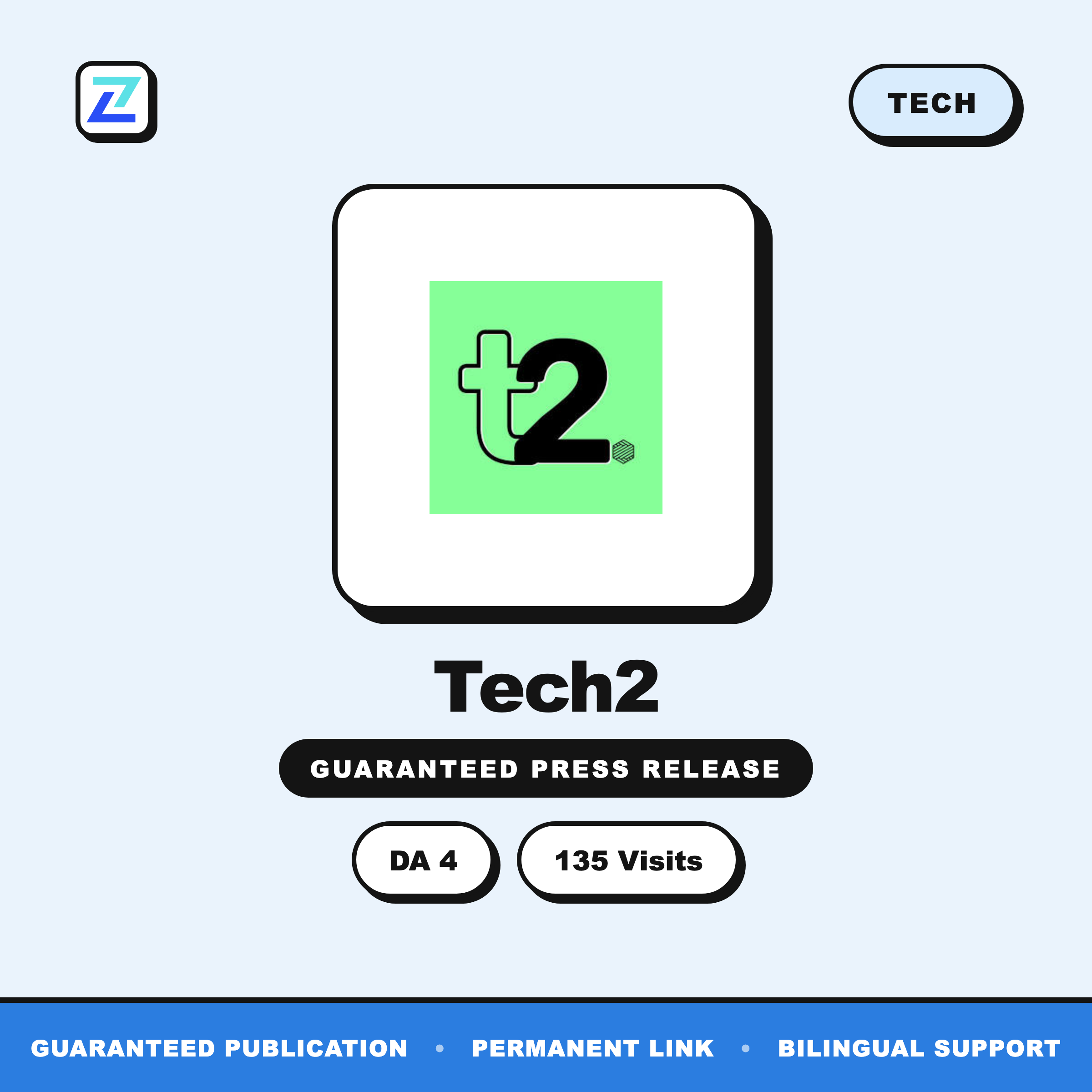 Tech2 press release