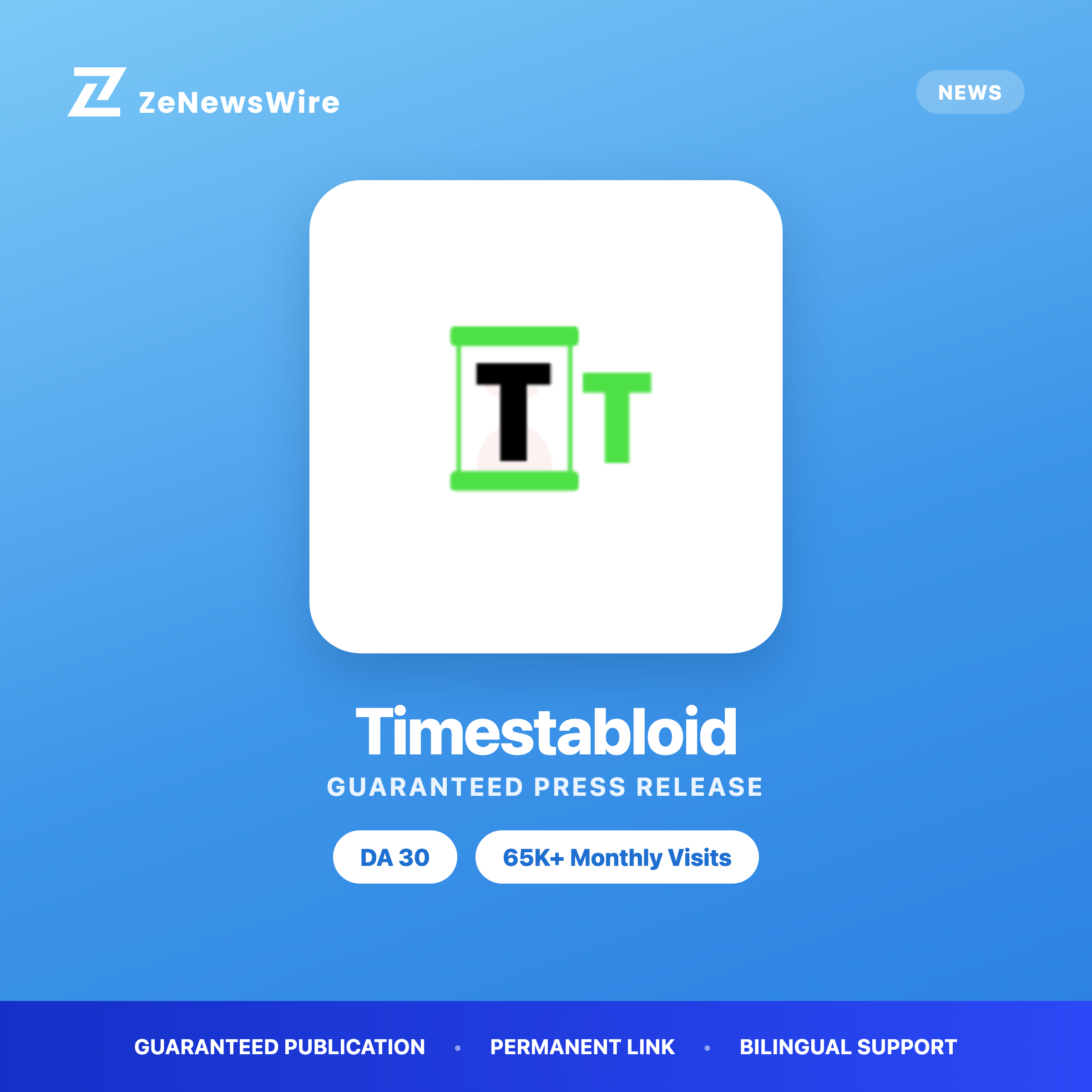 Timestabloid press release