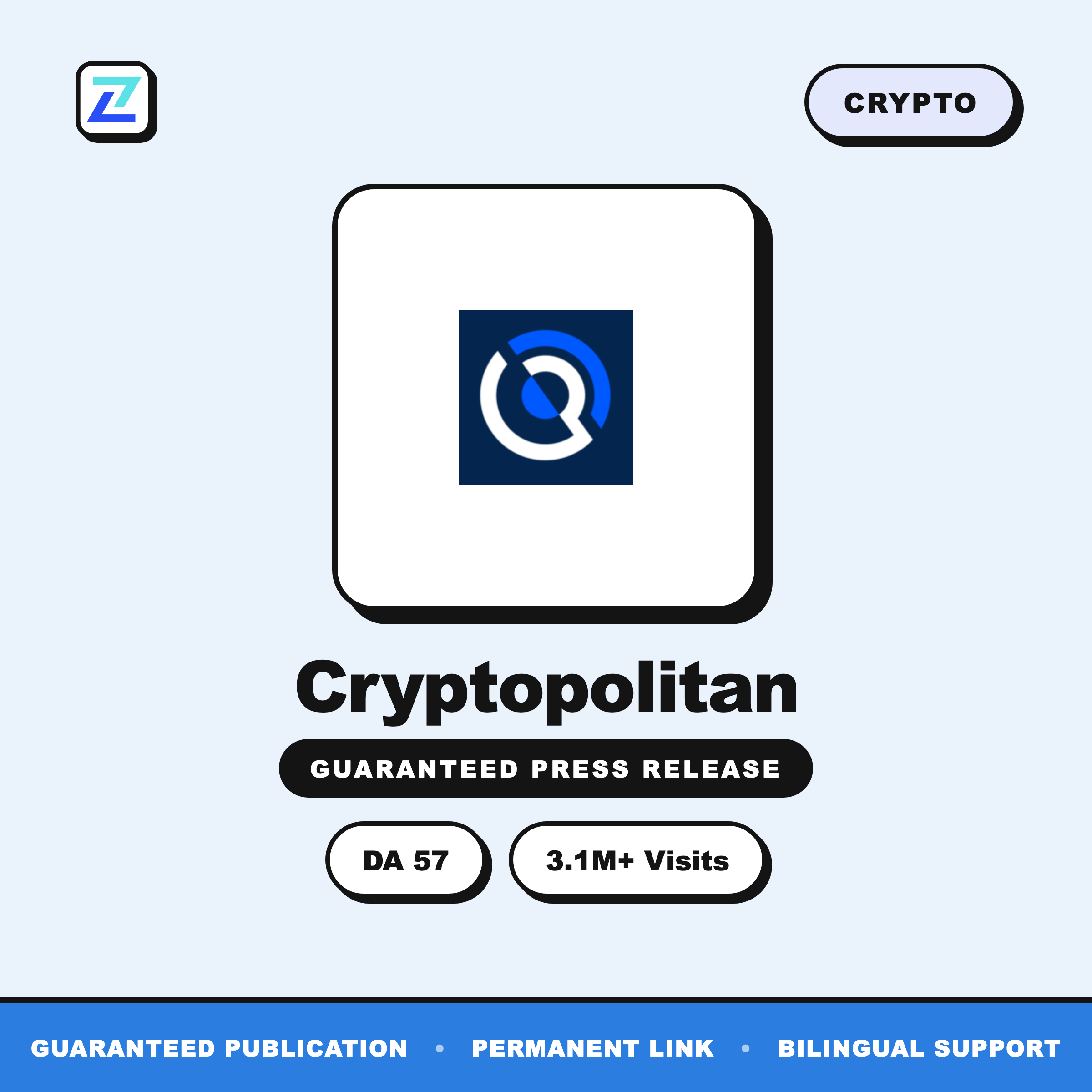 Cryptopolitan press release