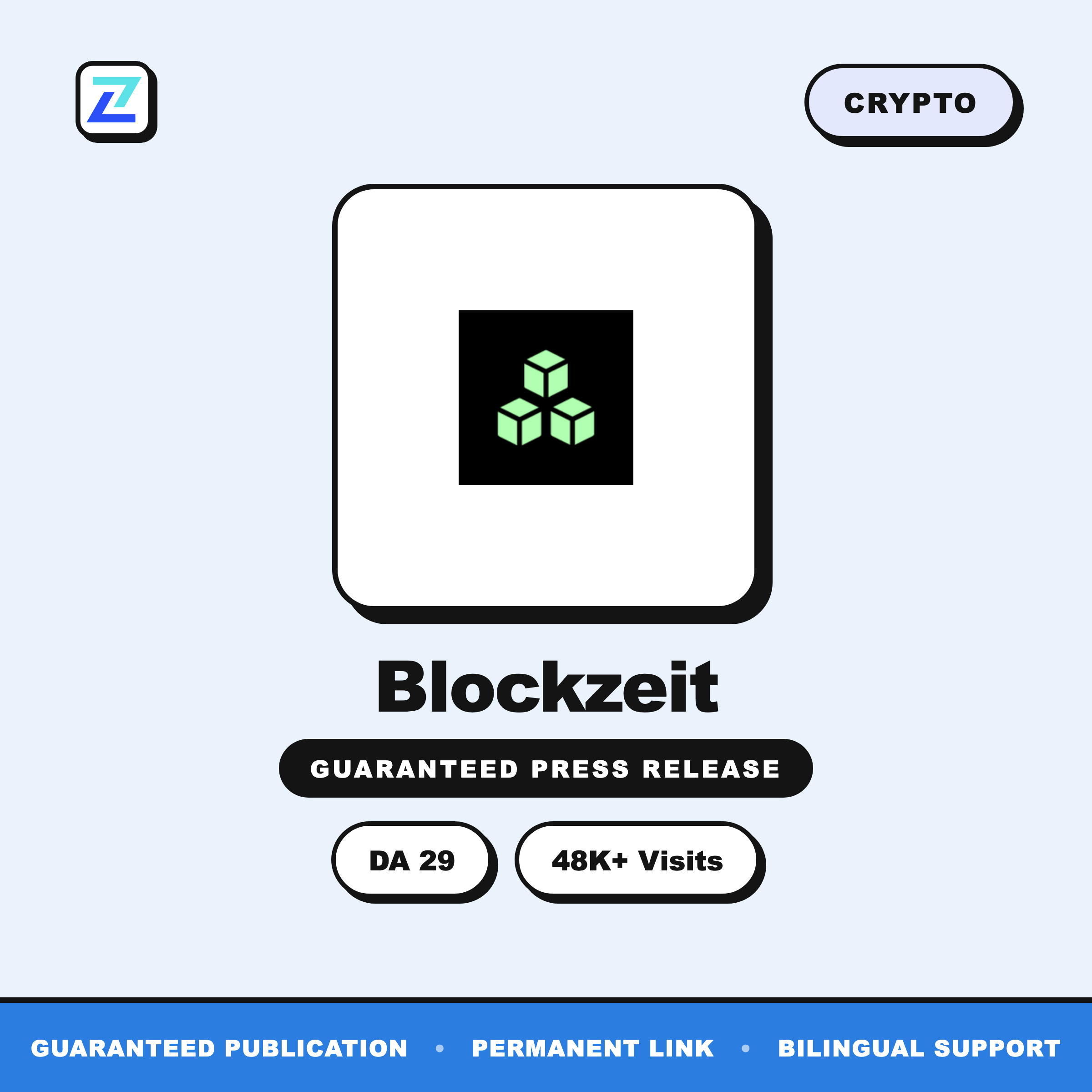 Blockzeit press release