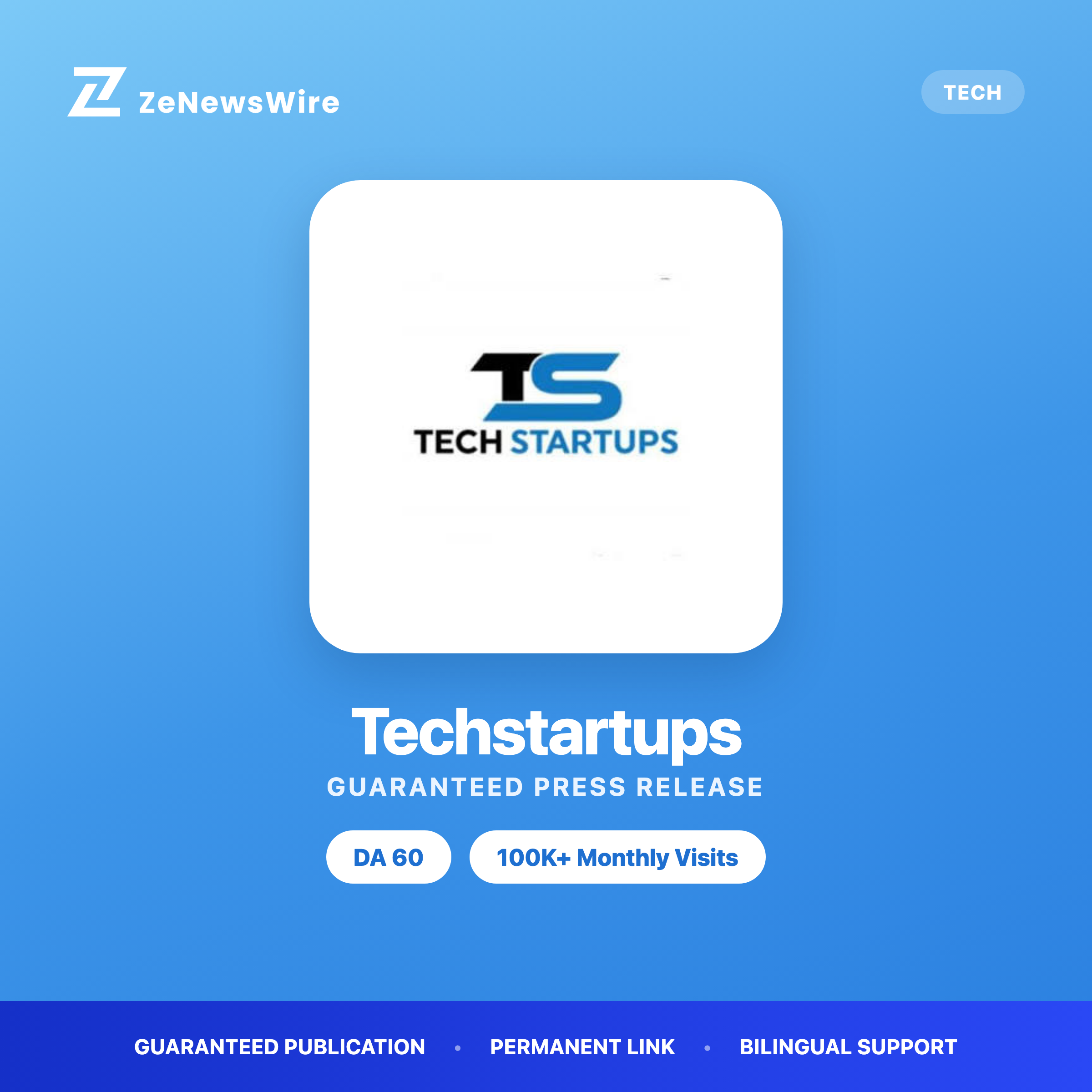 Techstartups press release