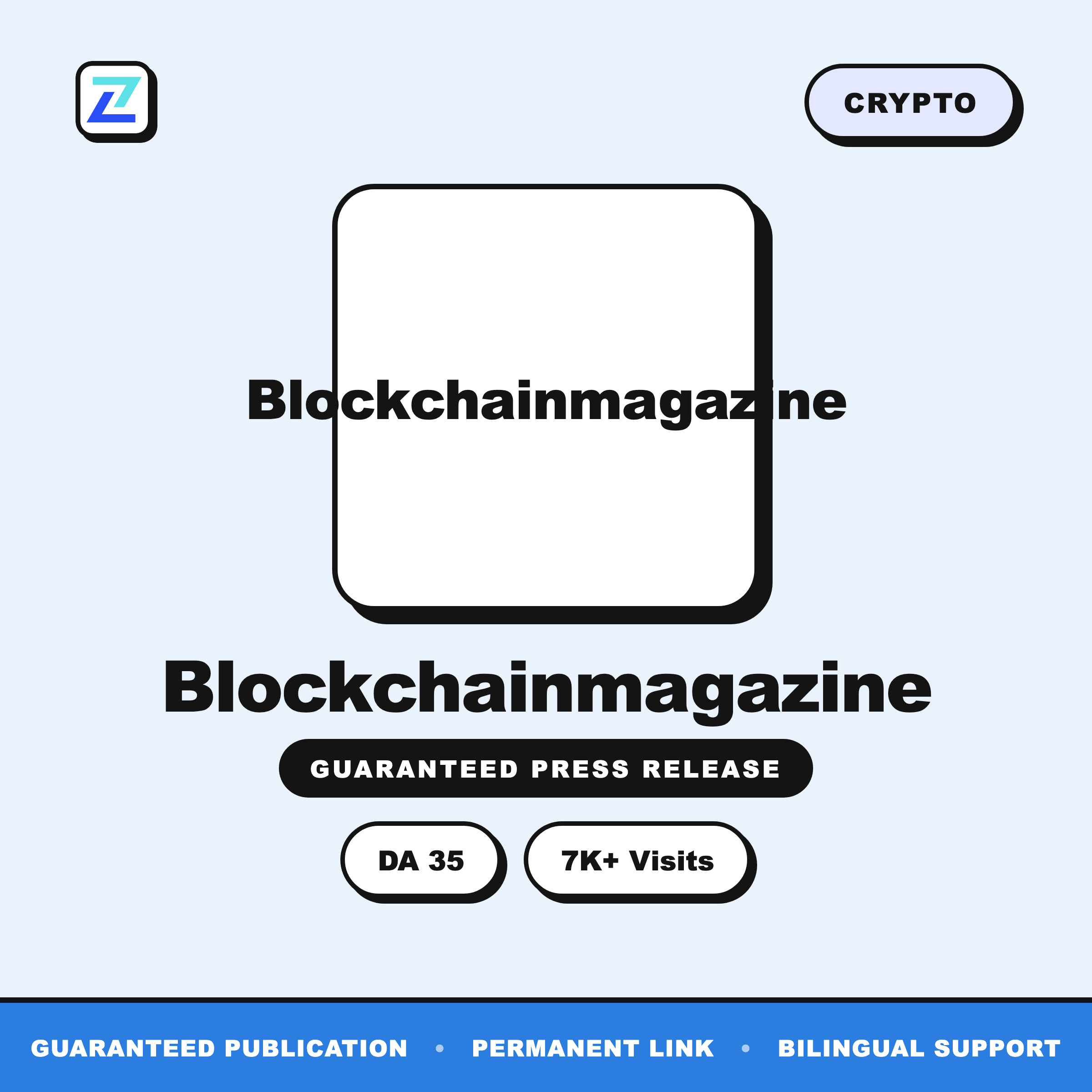Blockchainmagazine press release