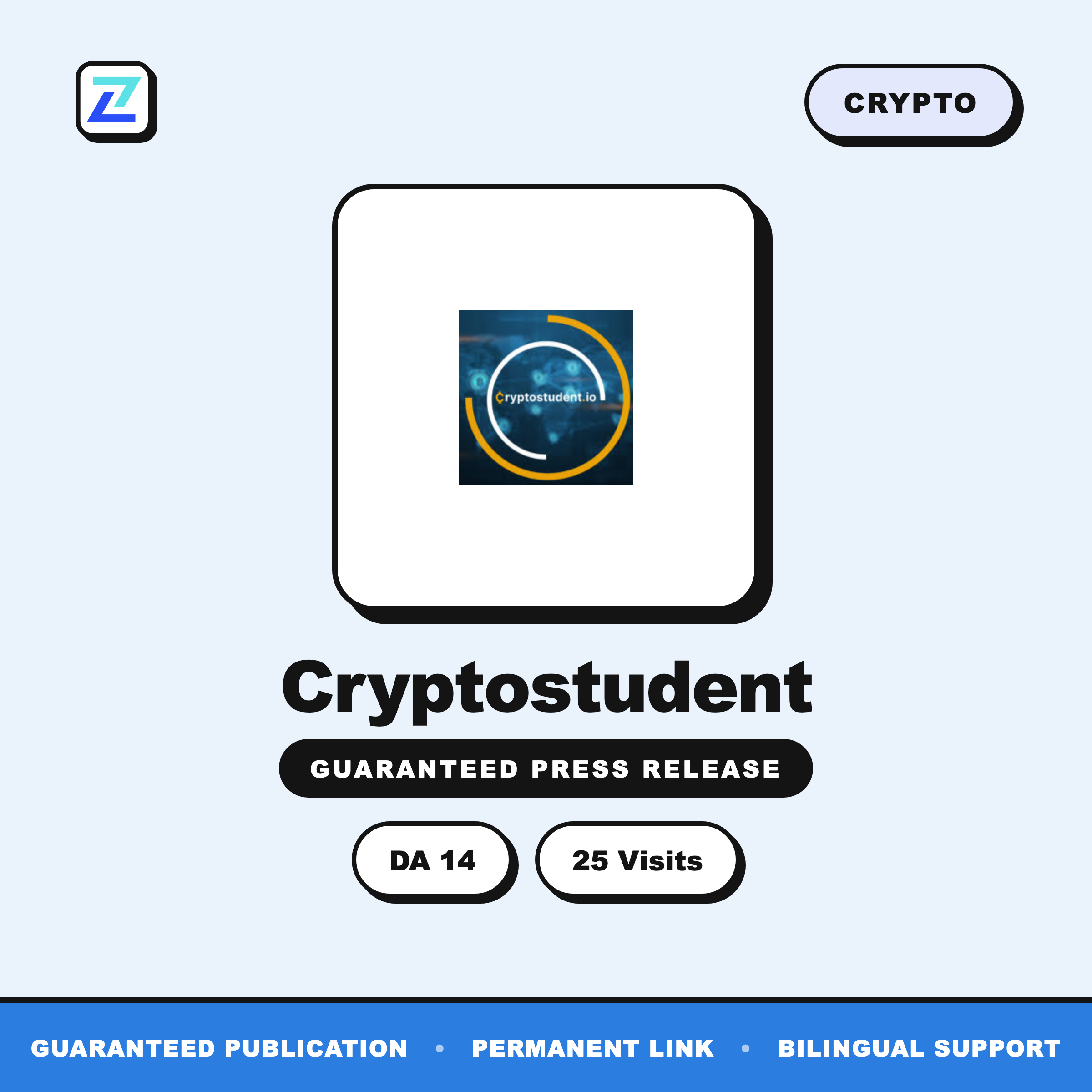 Cryptostudent press release