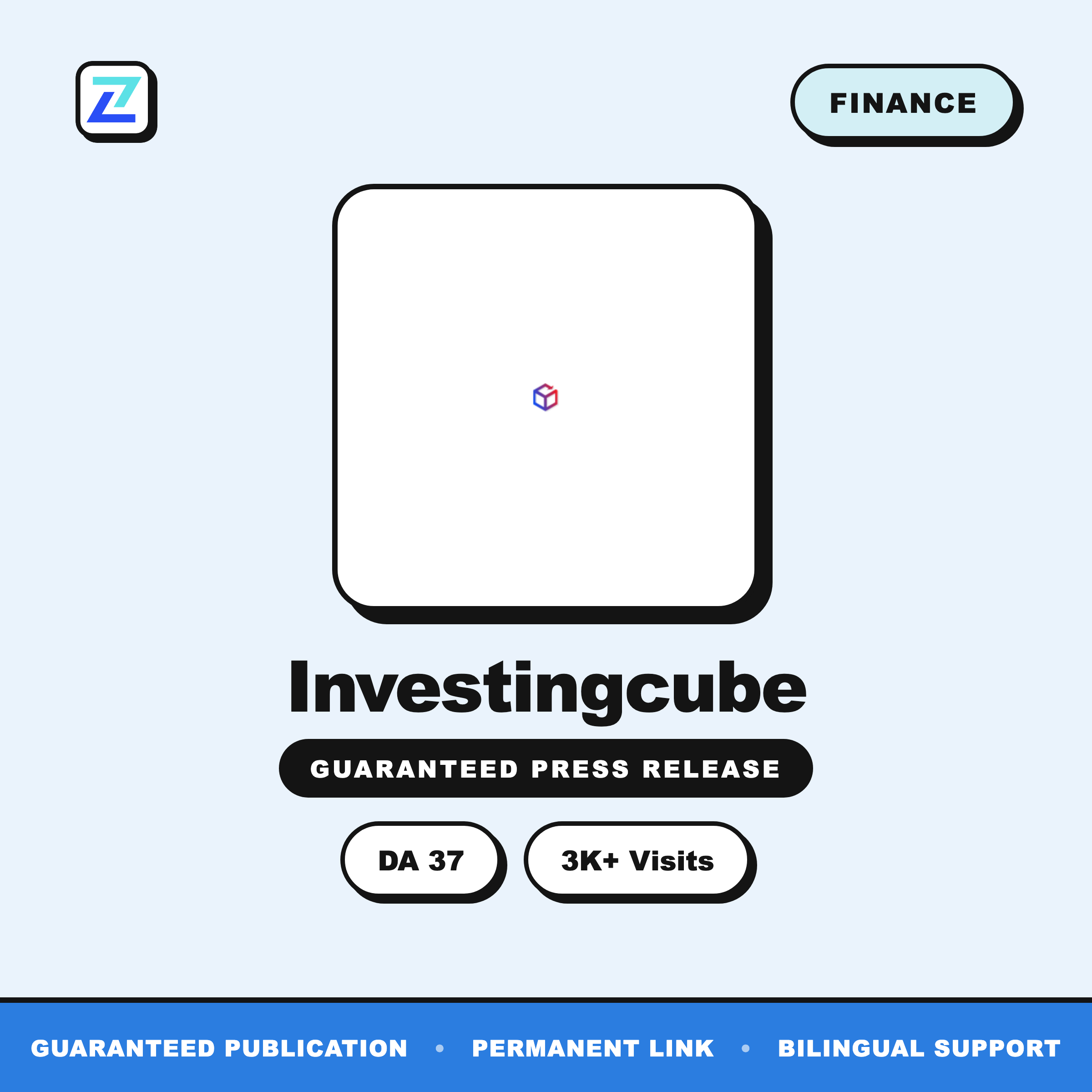 Investingcube press release