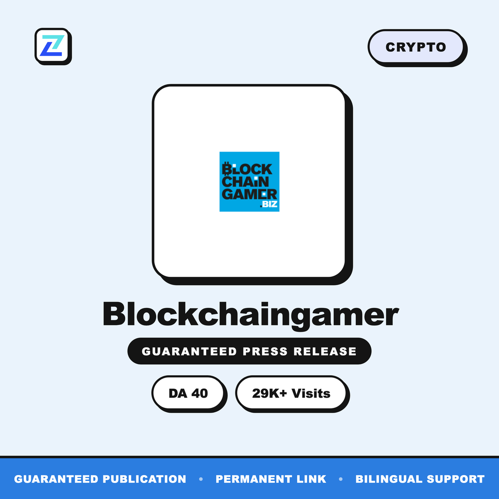 Blockchaingamer press release