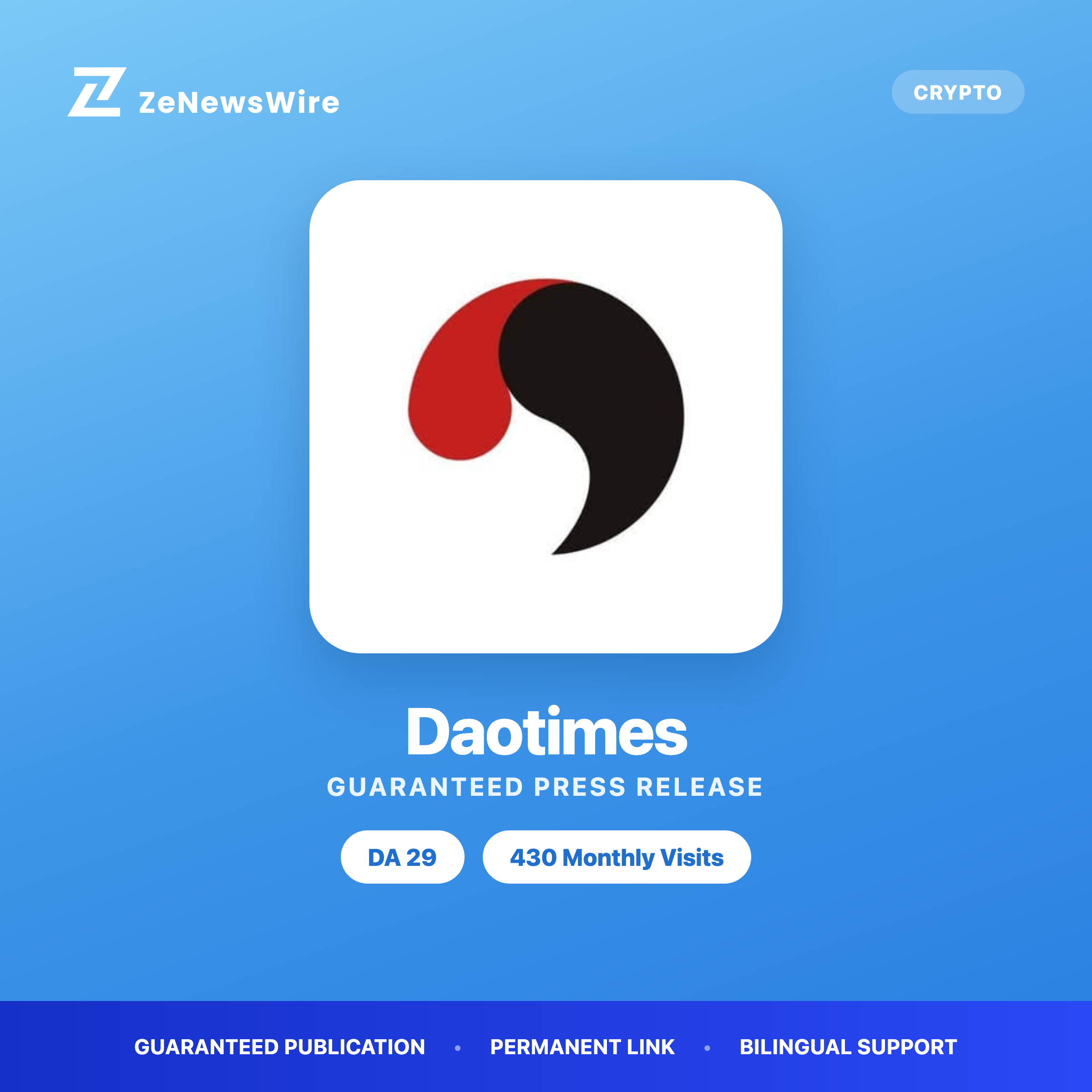 Daotimes press release
