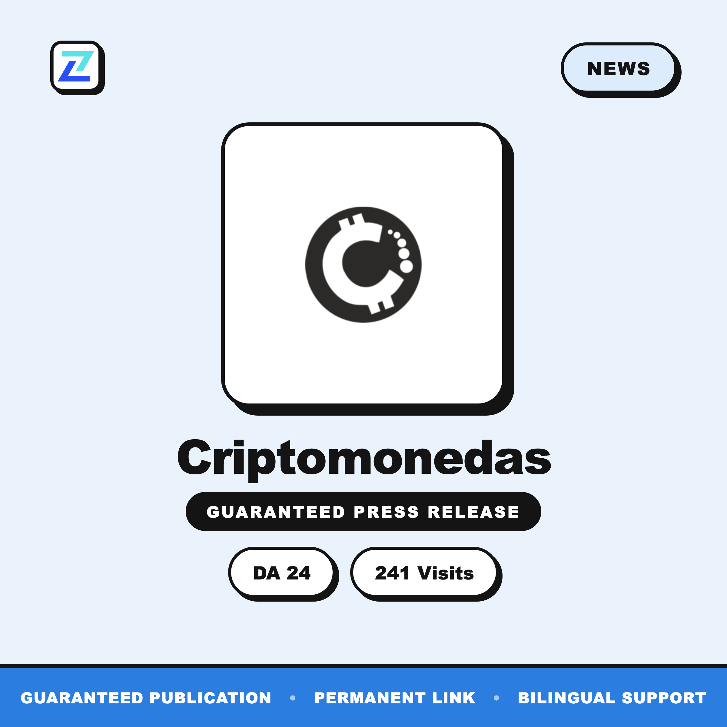 Criptomonedas press release