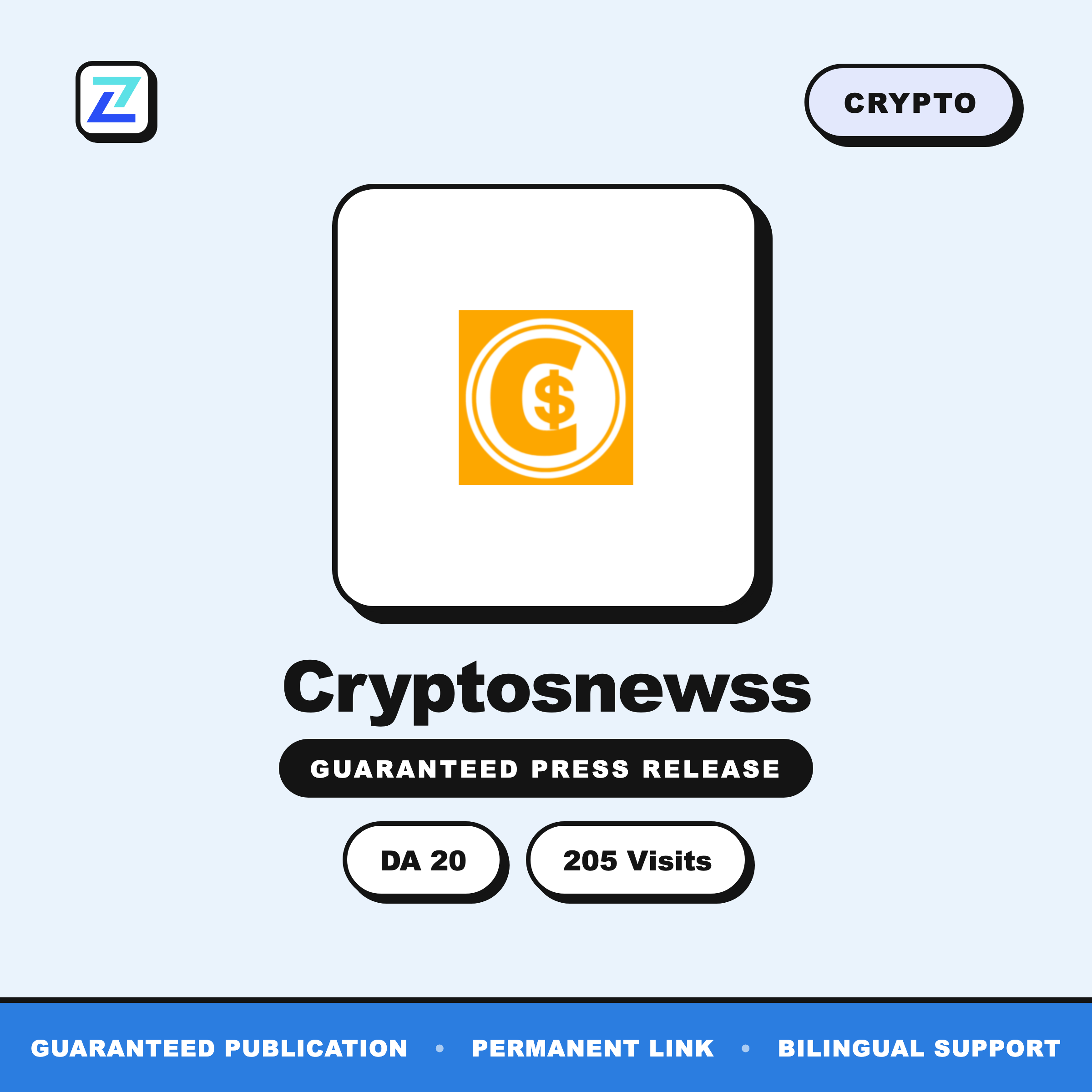 Cryptosnewss press release