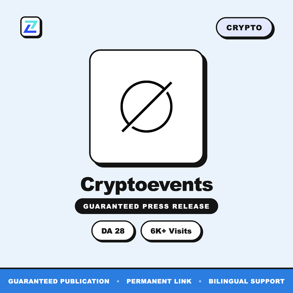 Cryptoevents press release