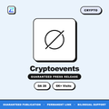 Cryptoevents press release