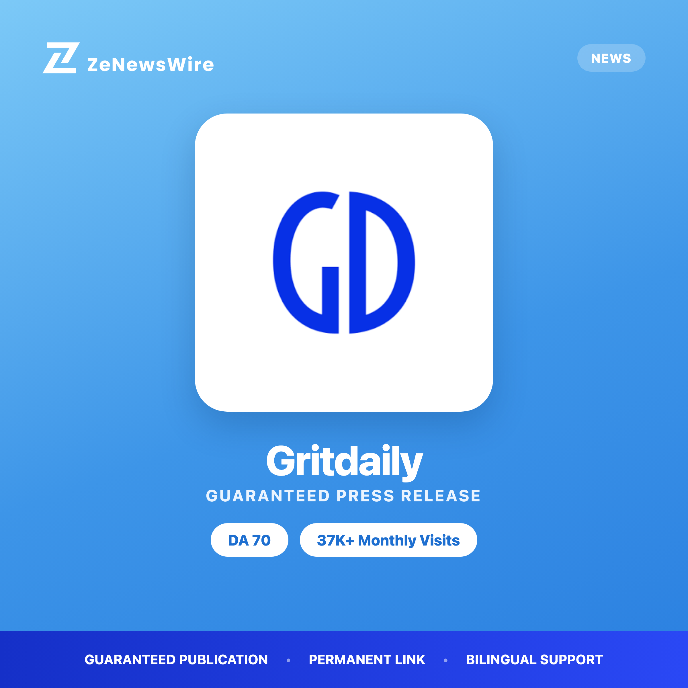 Gritdaily press release