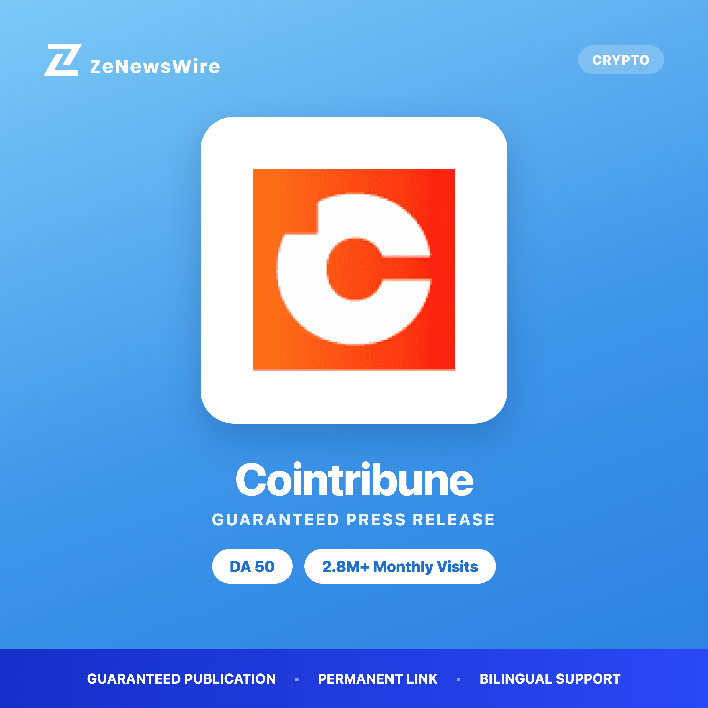 Cointribune press release