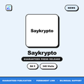 Saykrypto press release