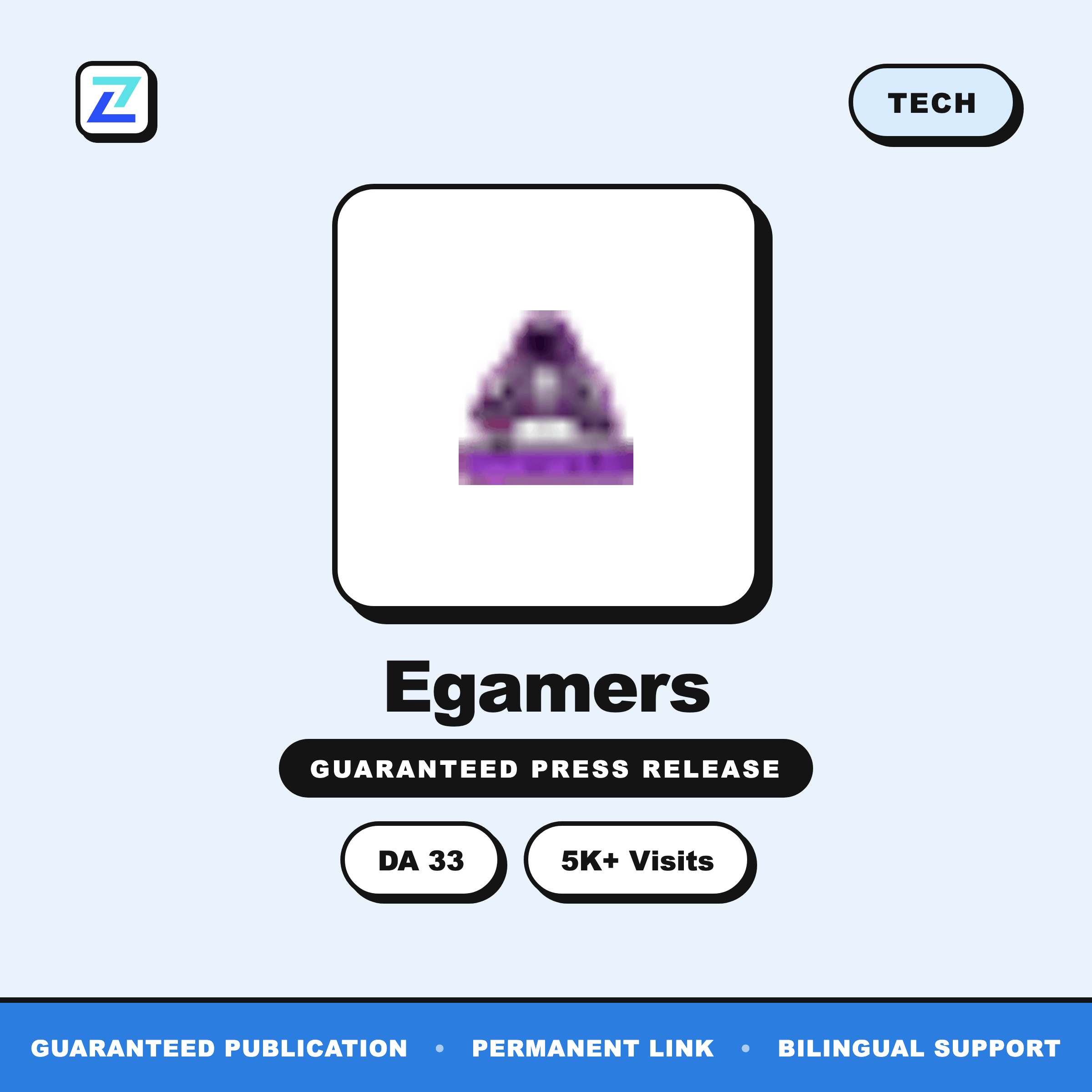 Egamers press release