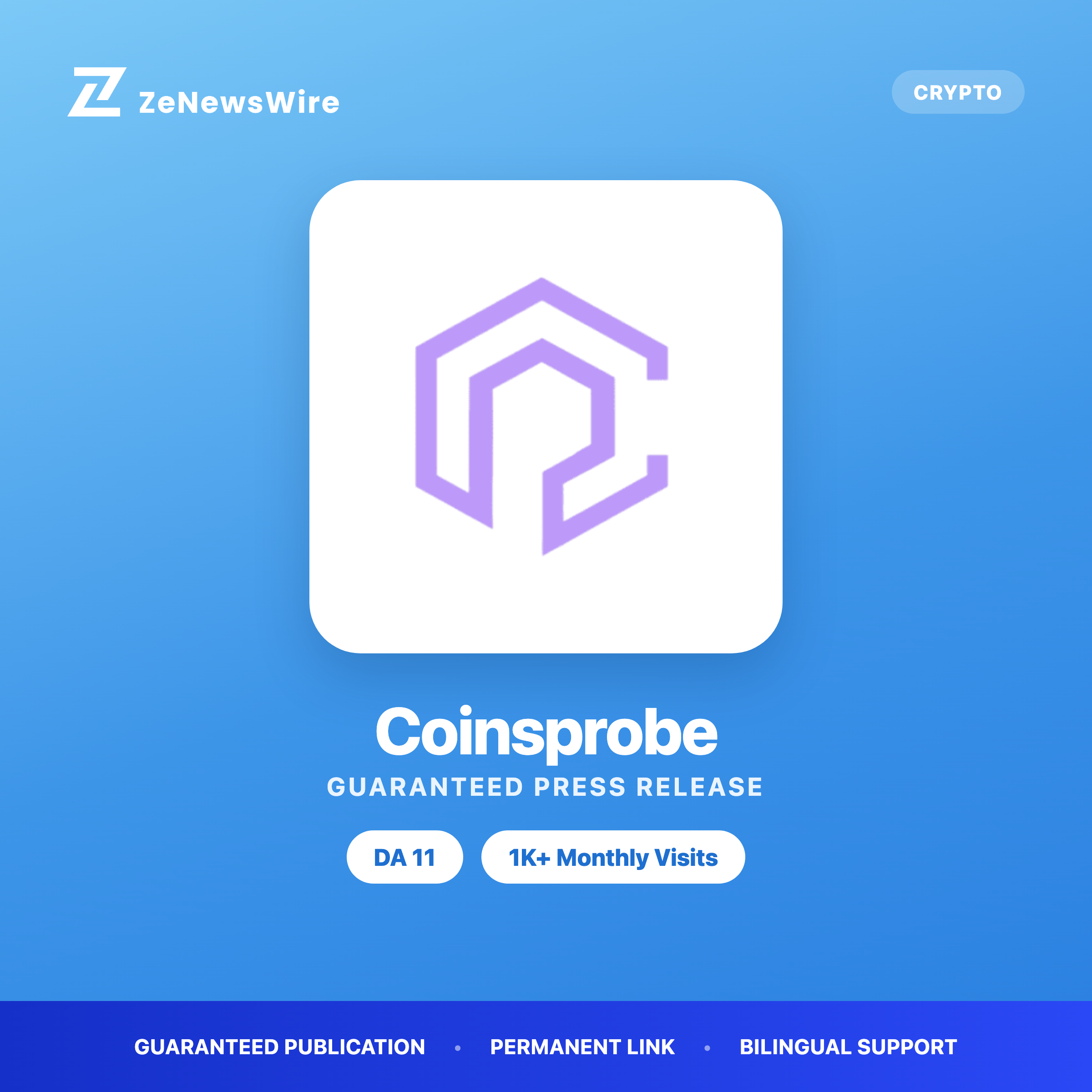 Coinsprobe press release
