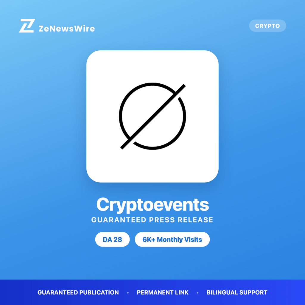 Cryptoevents press release