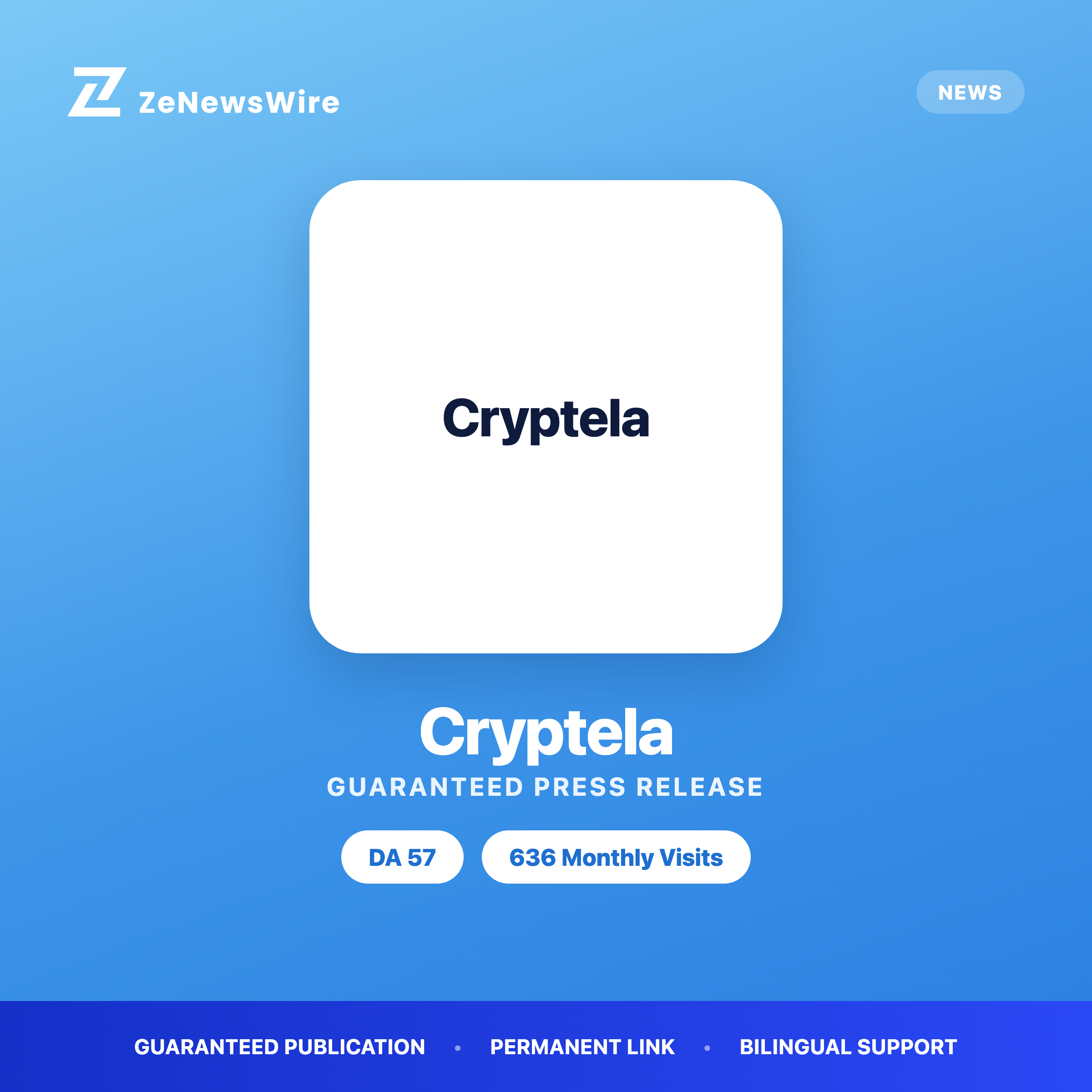 Cryptela press release