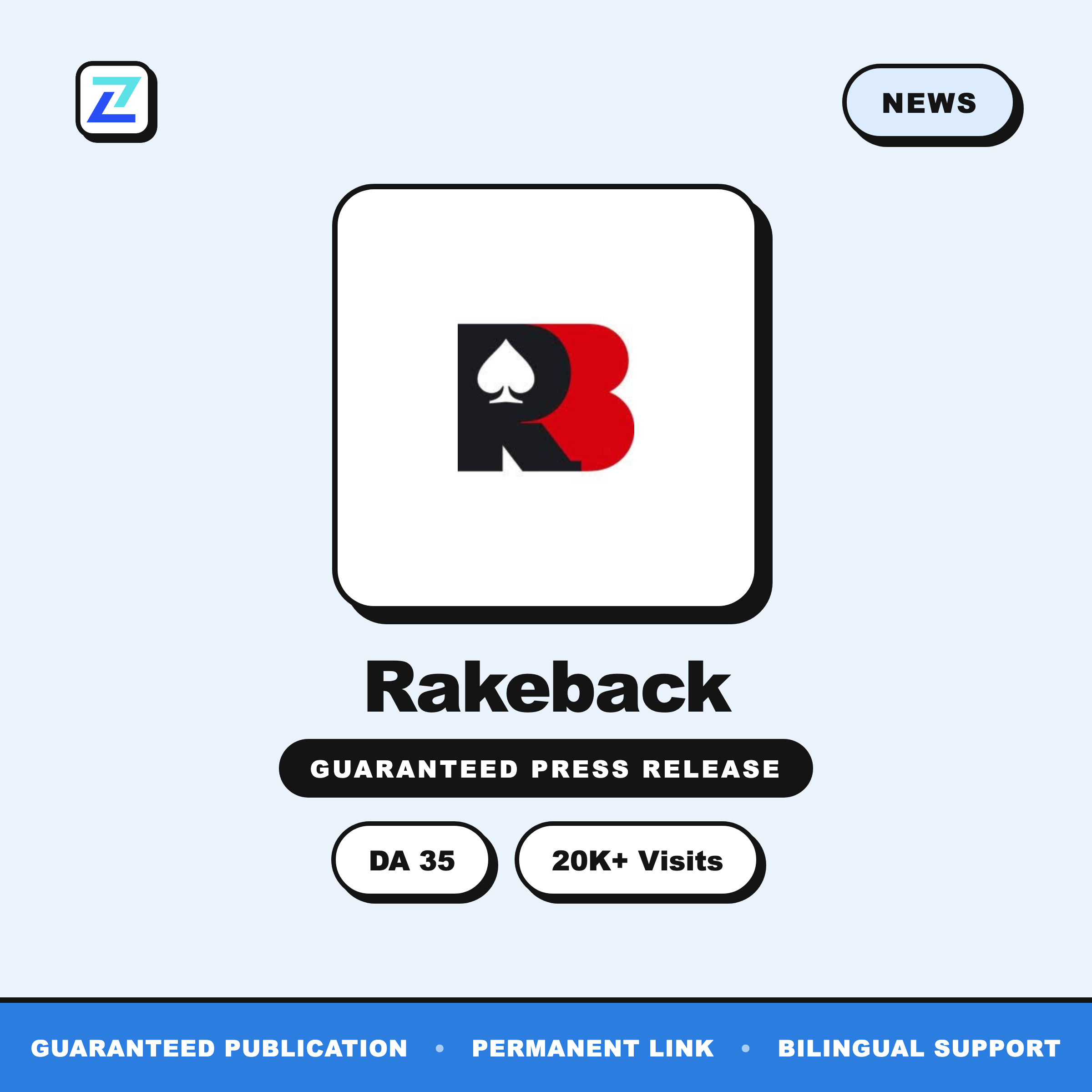 Rakeback press release