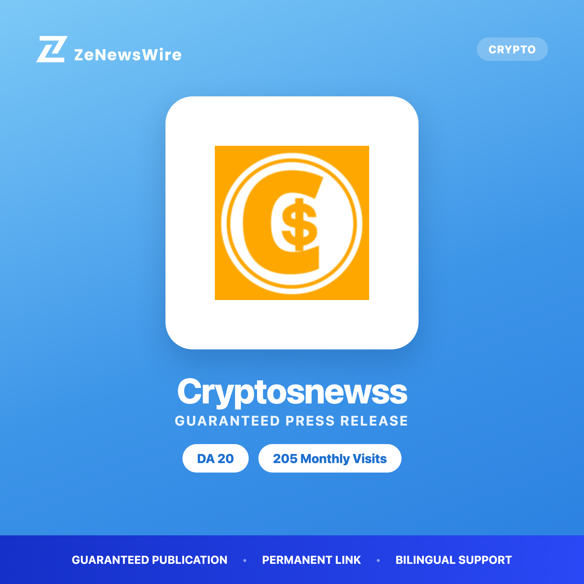 Cryptosnewss press release