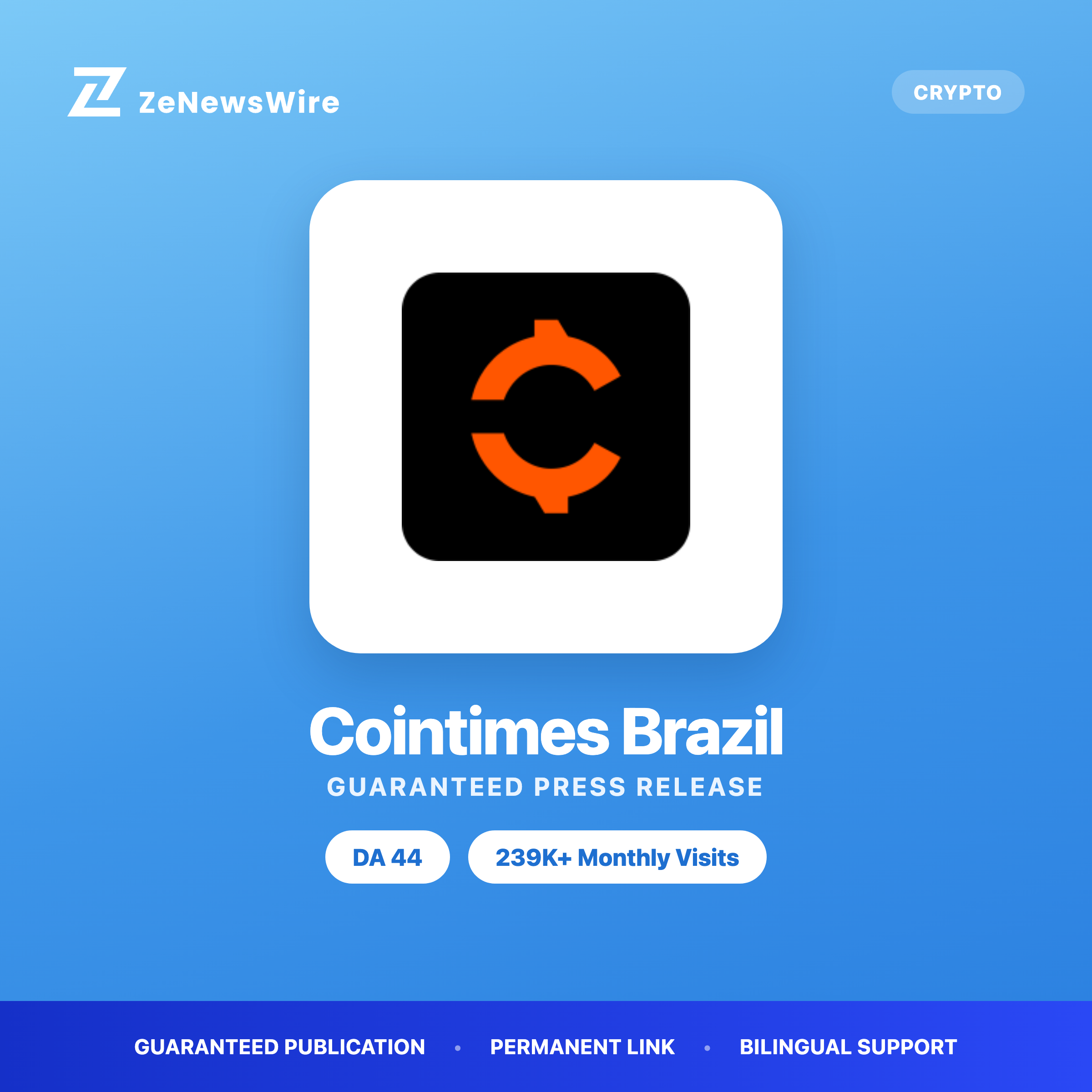 Cointimes Brazil press release
