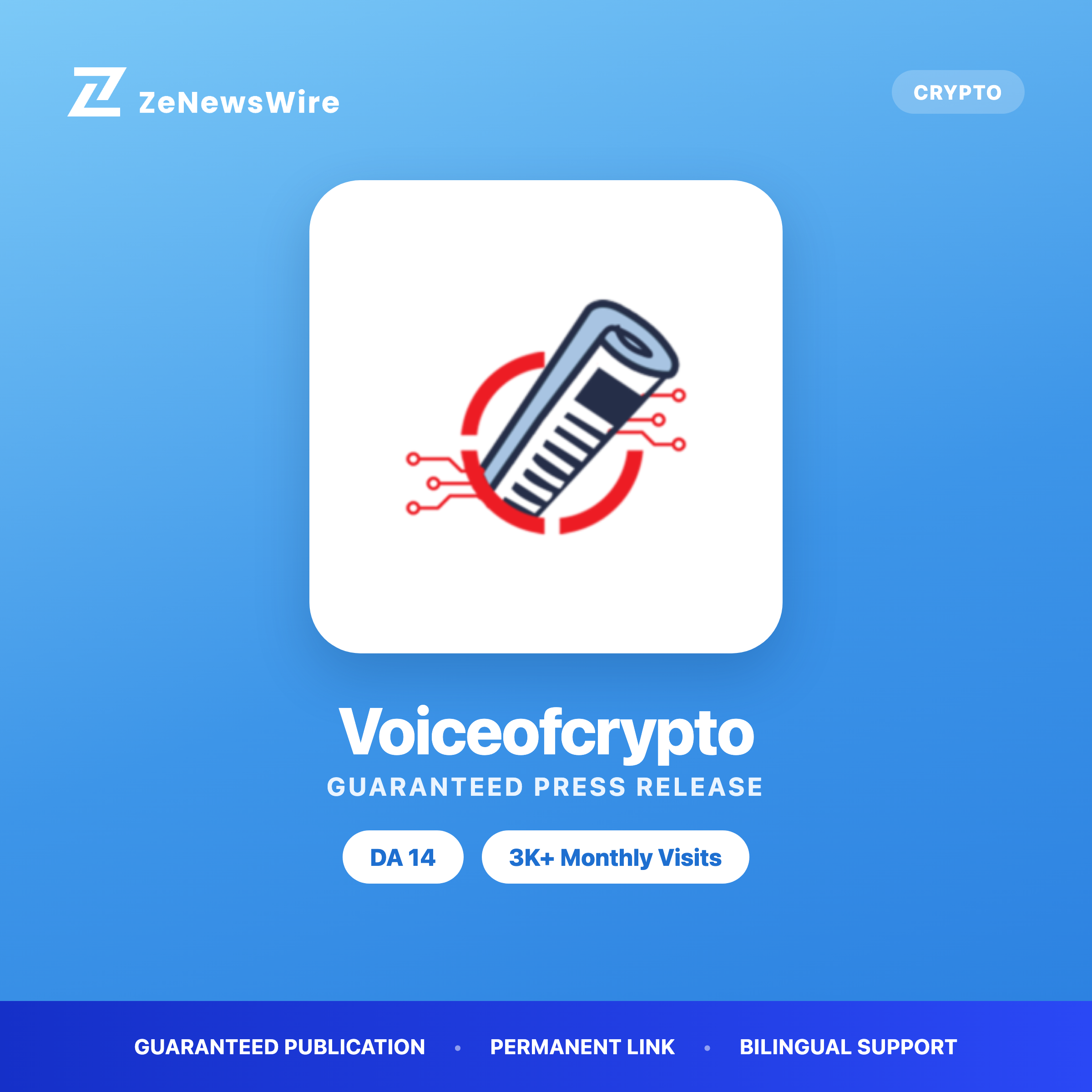Voiceofcrypto press release