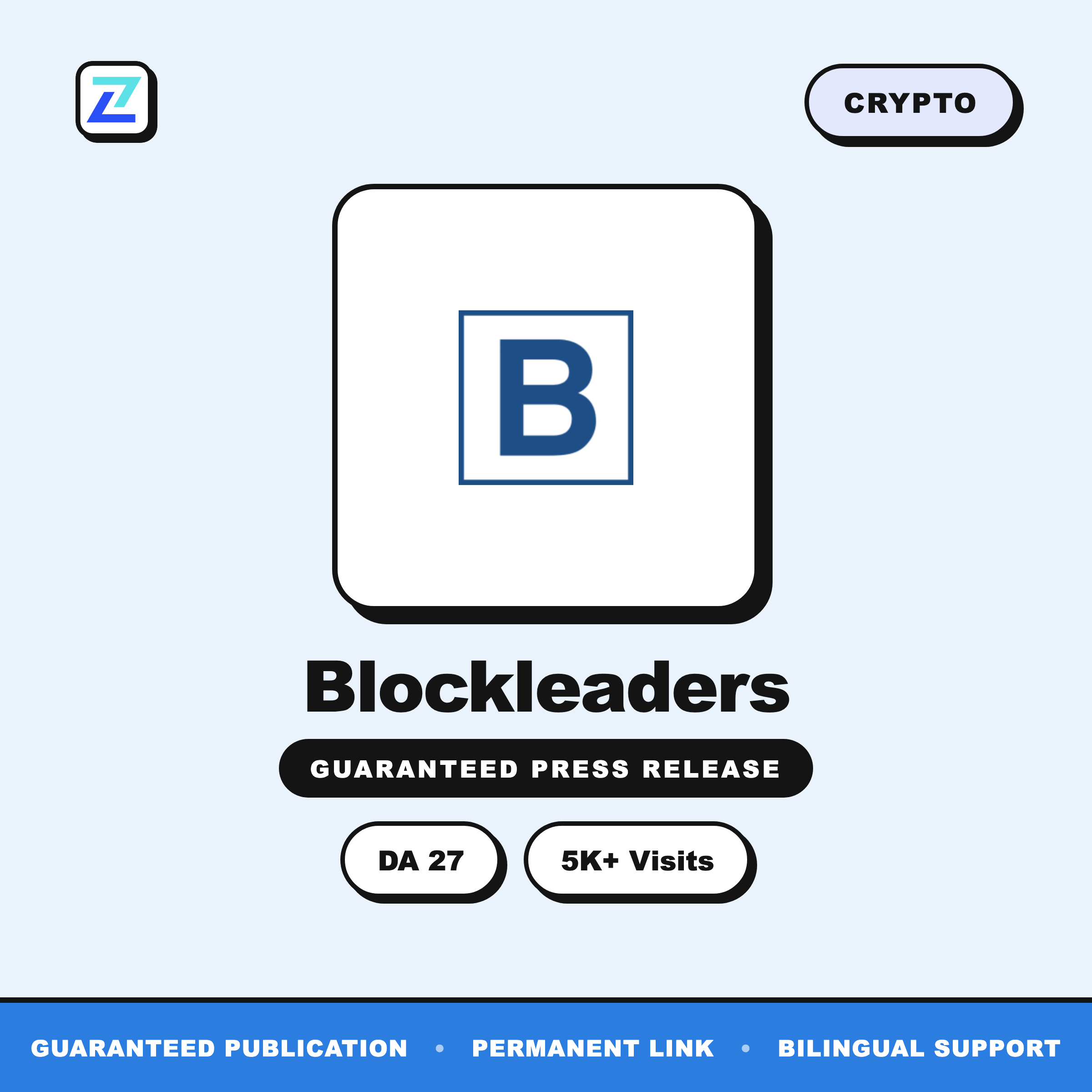 Blockleaders press release