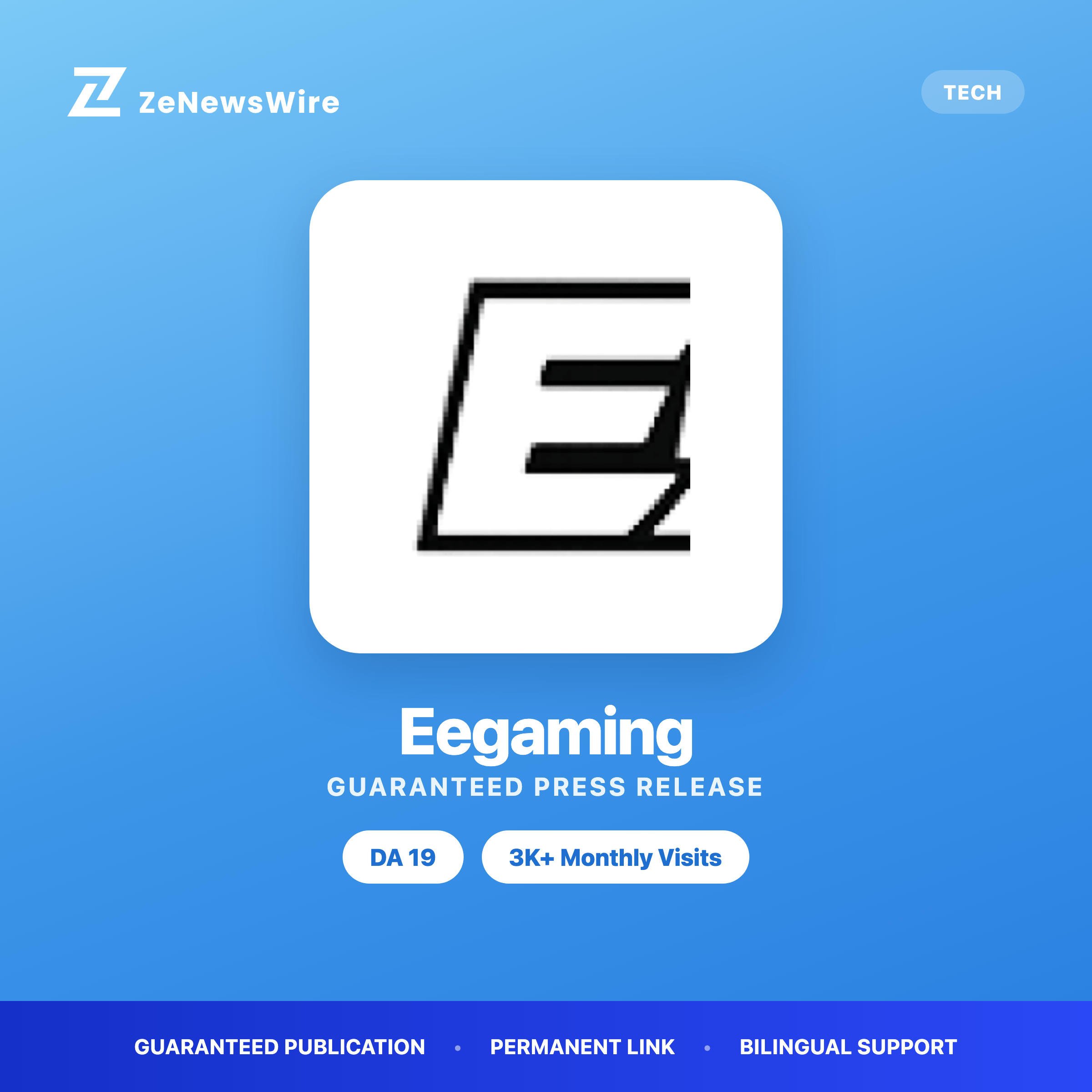 Eegaming press release