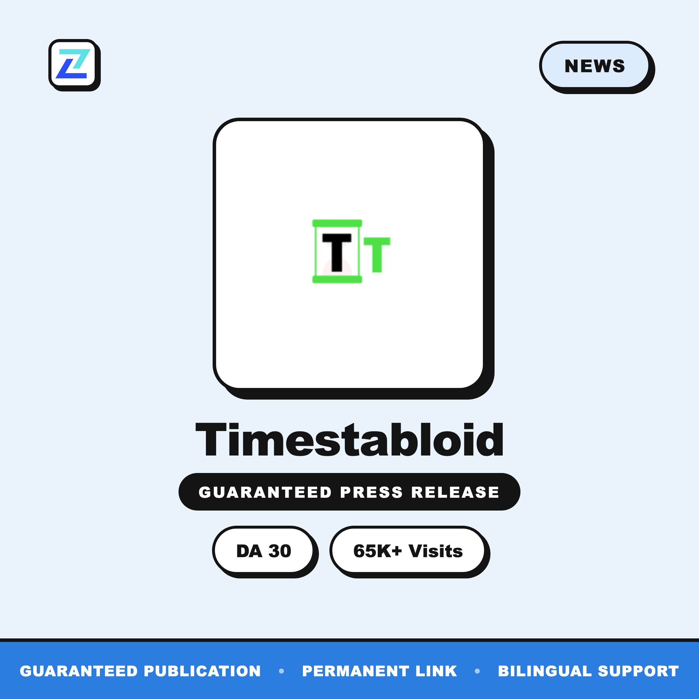 Timestabloid press release