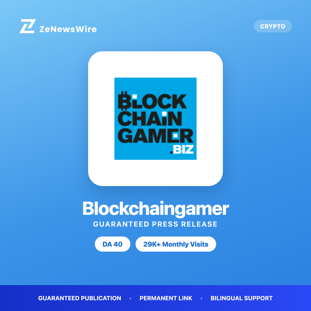 Blockchaingamer press release