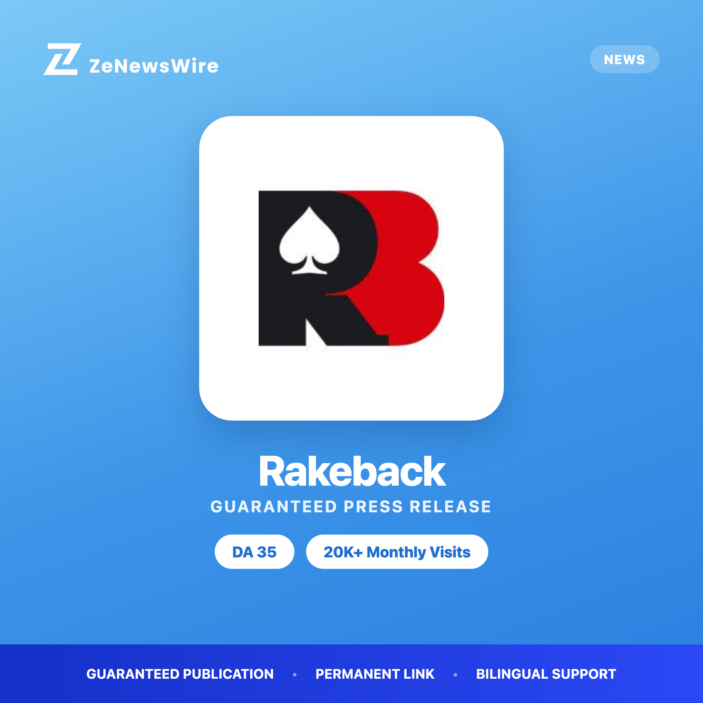 Rakeback press release