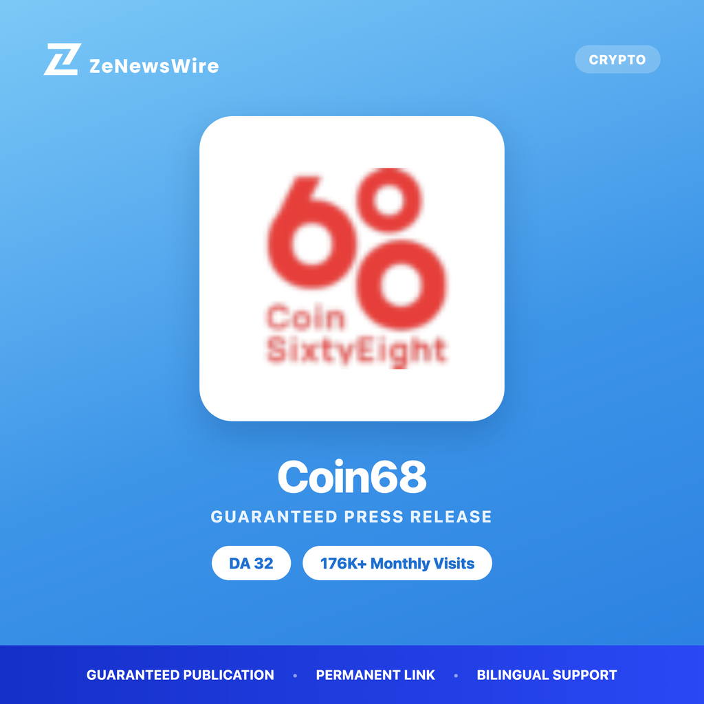 Coin68 press release